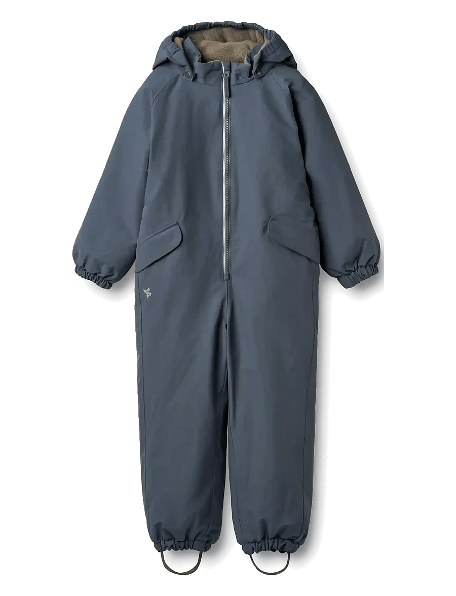 Wheat - Snowsuit Laffa - snowsuit - greyblue - 0