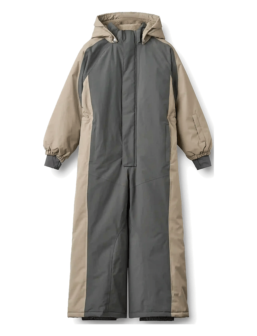 Wheat - Ski Suit Melte - thermo overalls - dark shadow - 0