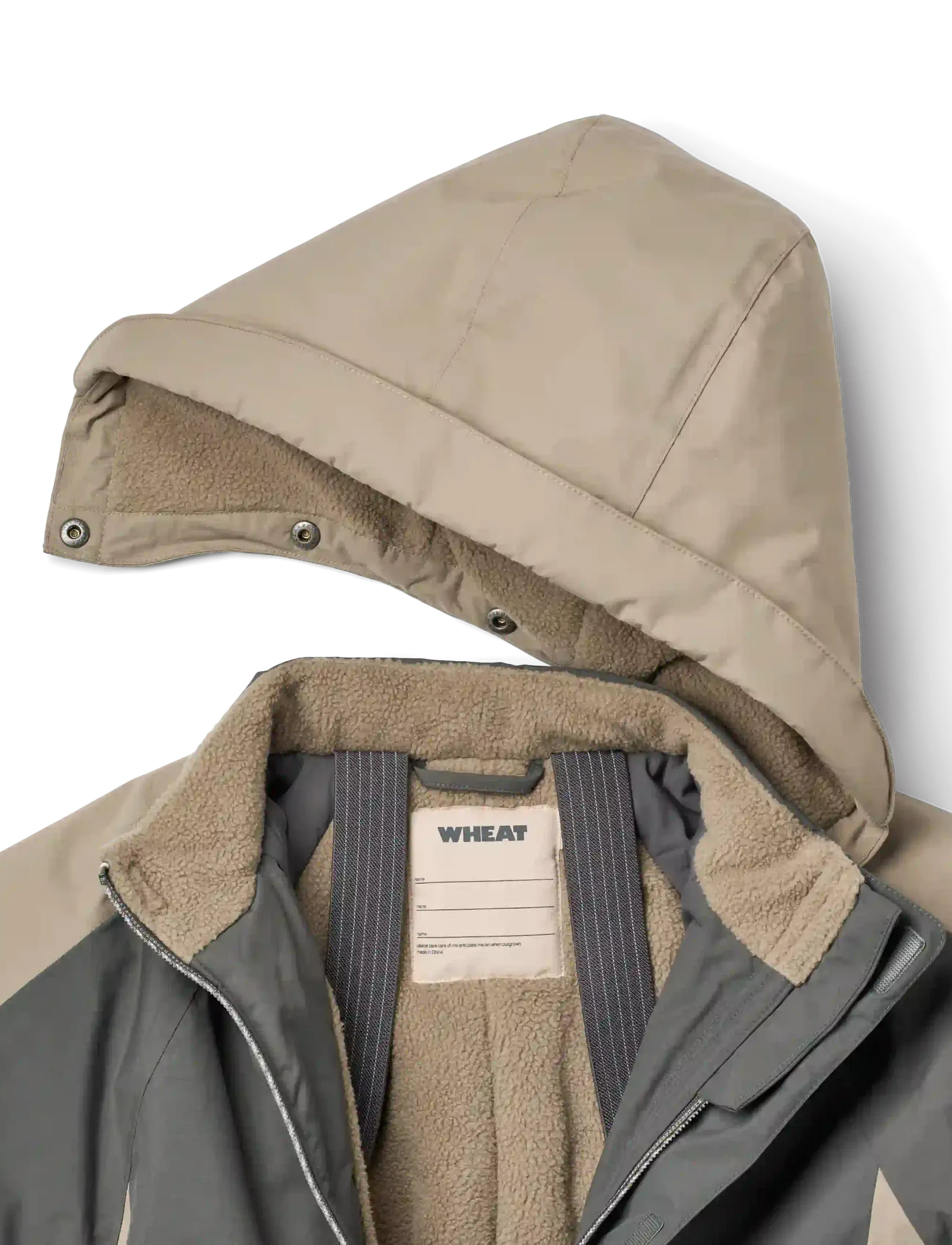 Wheat - Ski Suit Melte - thermo overalls - dark shadow - 2