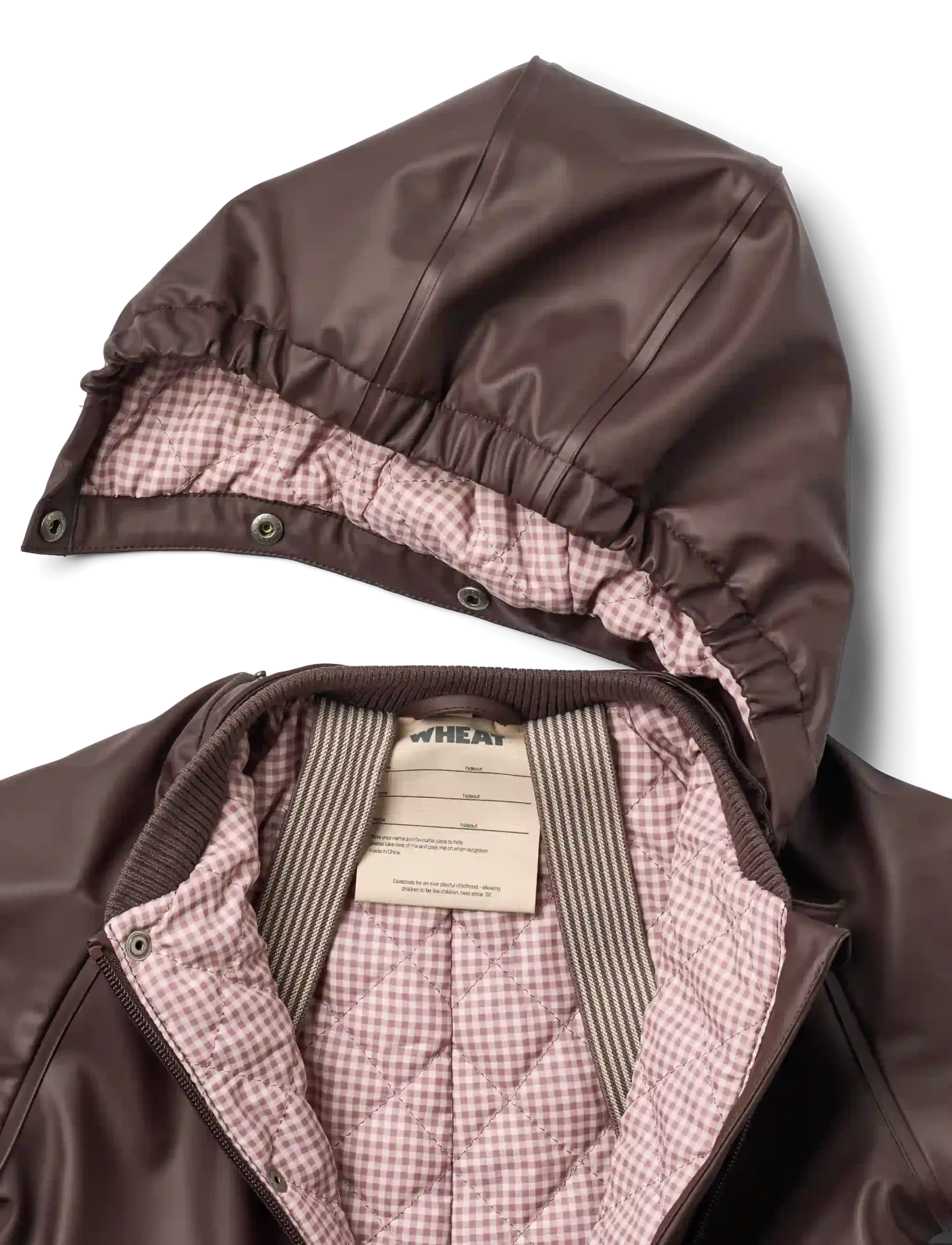 Wheat - Thermo Rain Suit Aiko - regenschutzanzüge - chocolate plum - 2