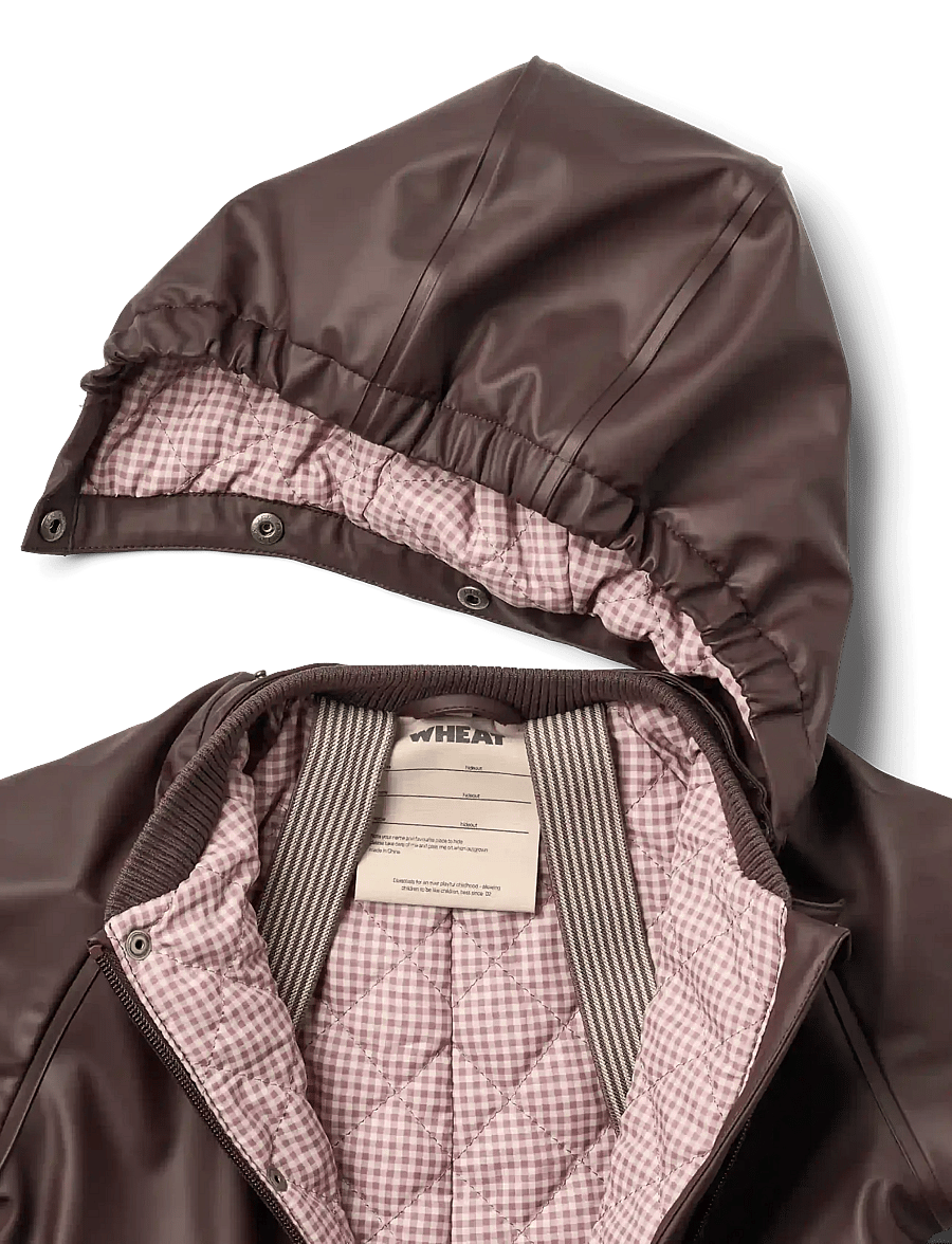 Wheat - Thermo Rain Suit Aiko - regenschutzanzüge - chocolate plum - 2