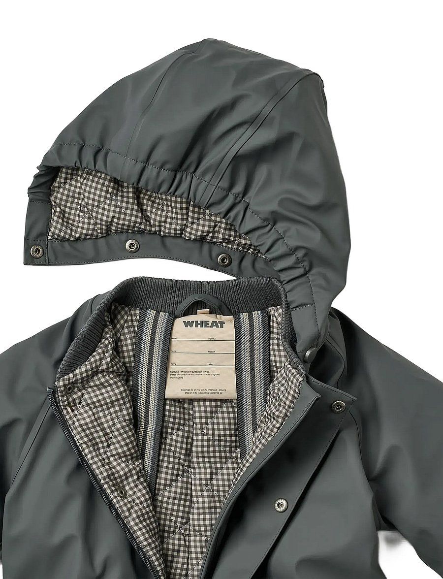 Wheat - Thermo Rain Suit Aiko - regenschutzanzüge - greyblue - 4