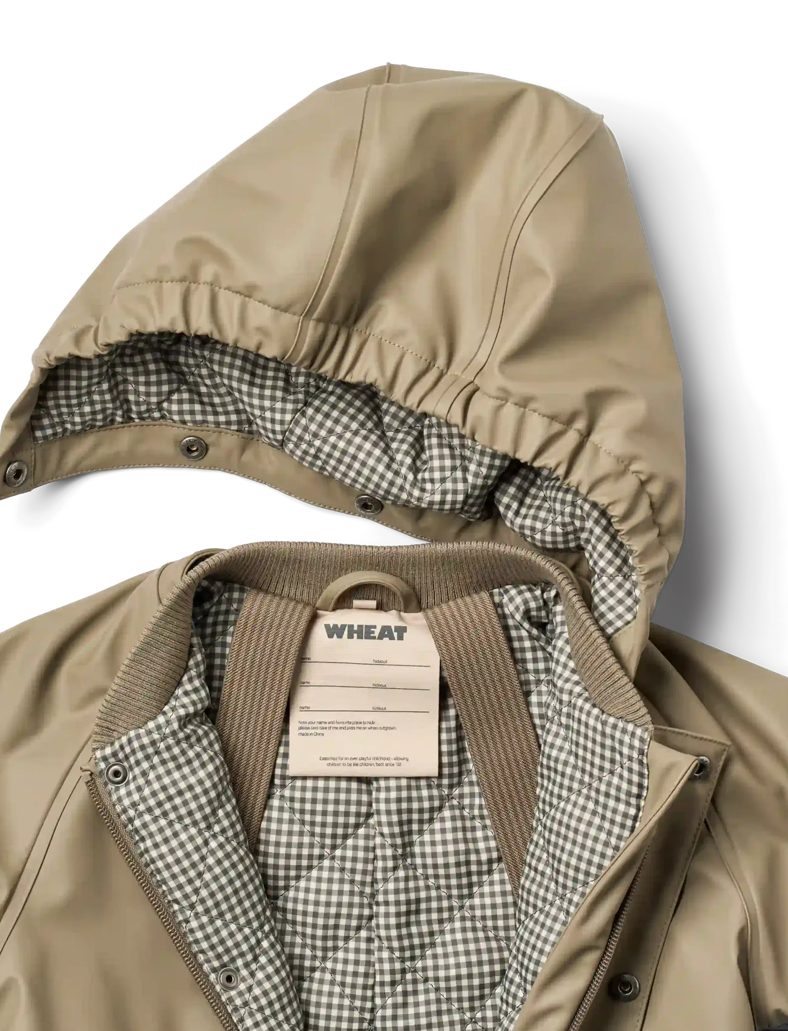 Wheat - Thermo Rain Suit Aiko - regenschutzanzüge - grey stone - 2