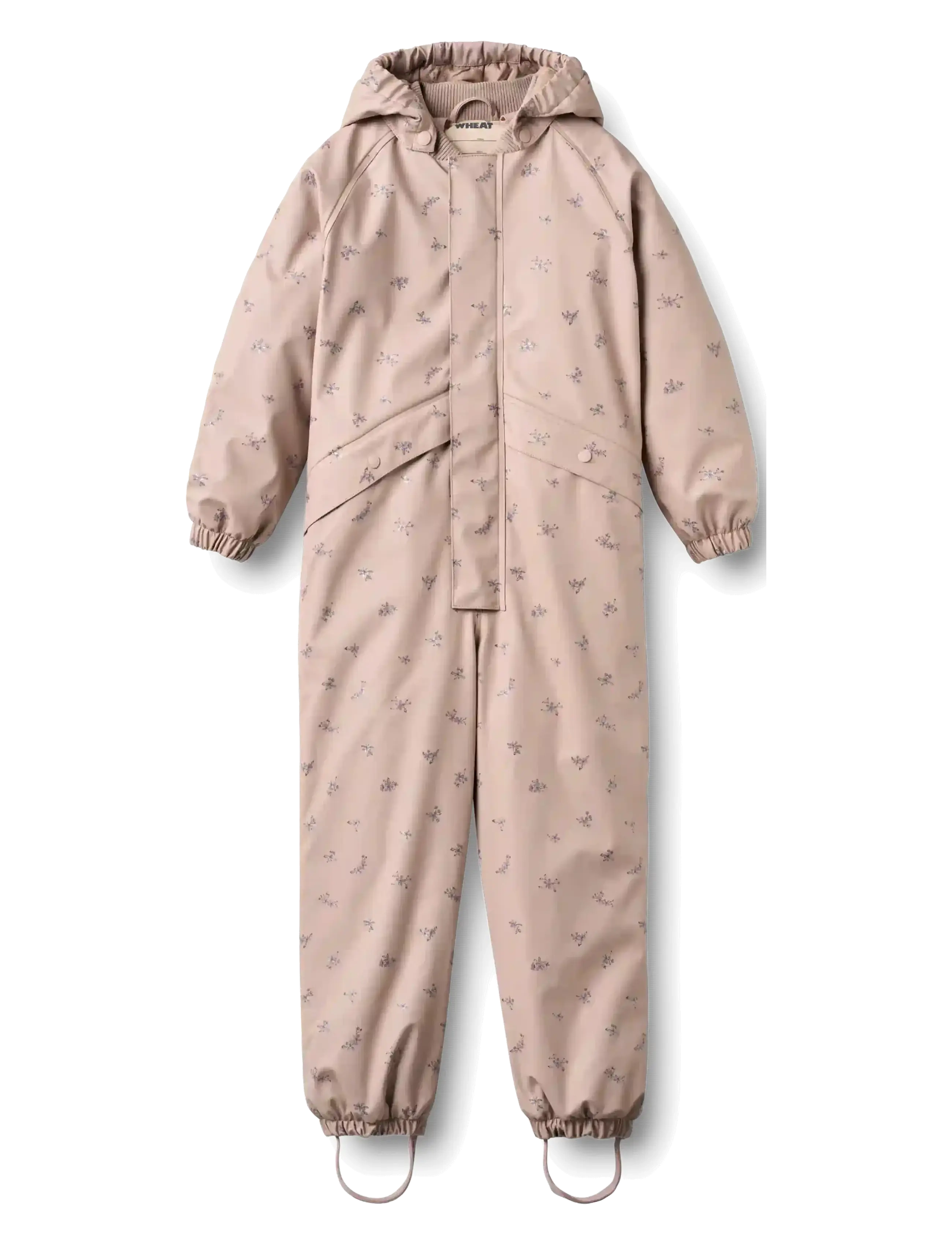 Wheat Thermo Rain Suit Aiko - Regenschutzanzüge - DRY ROSE FLOWERS / pink/rose