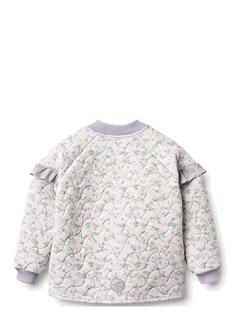 Wheat - Thermo jacket Stjerna - quiltede jakker - purple light petunias - 1