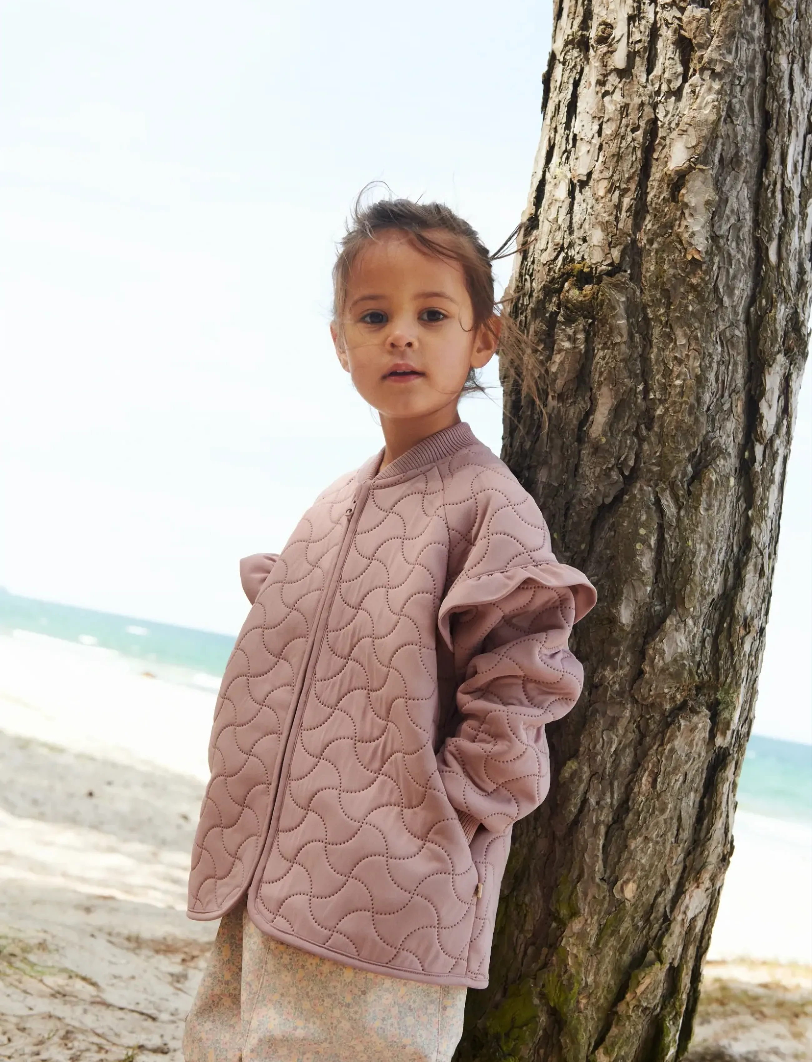 Wheat Thermo Jacket Stjerna, 128, Pink, Termo-Yttertøj > Termo-Jakker, Børn