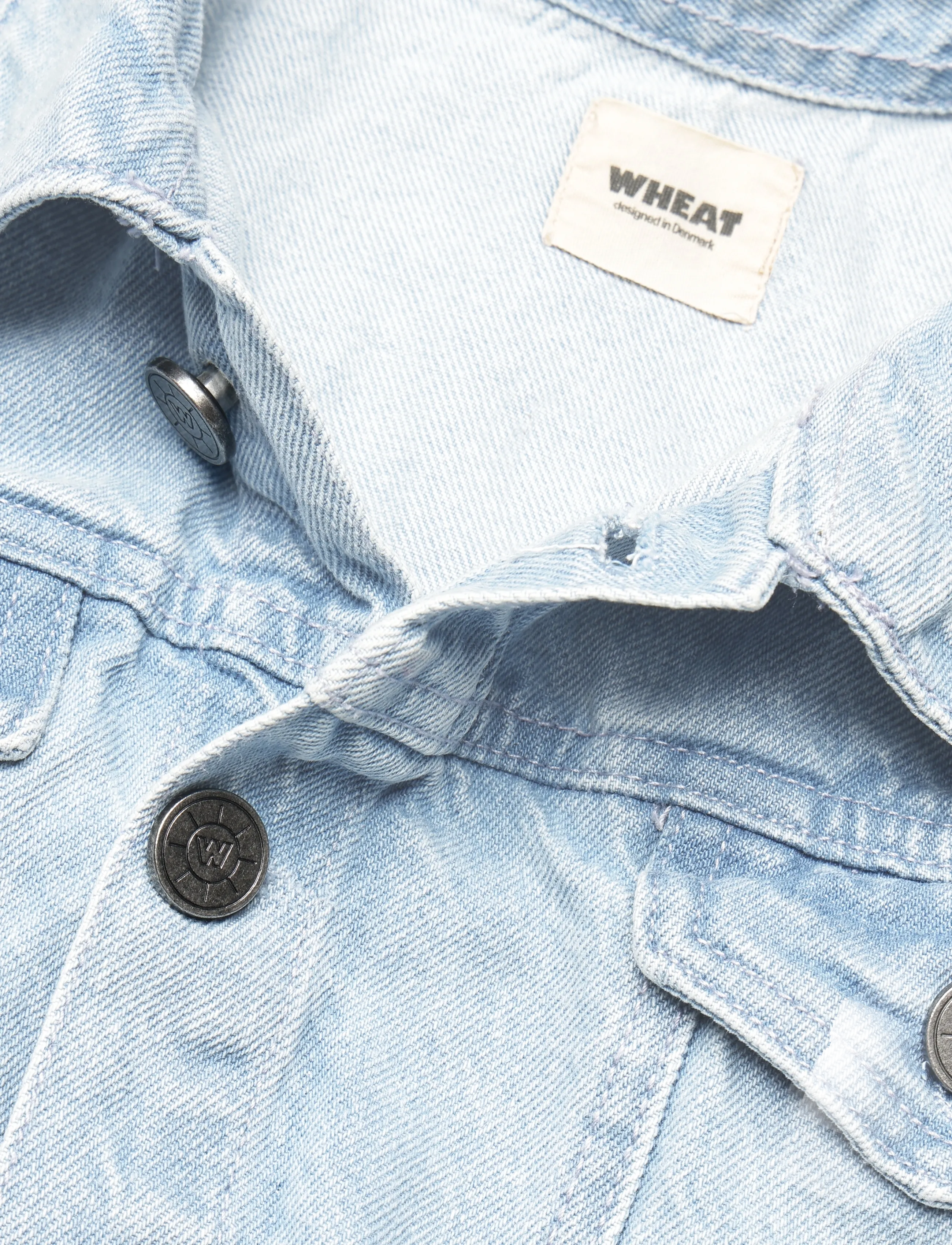 Wheat - Denim Jacket Bowie - jeansjackor - light blue - 2