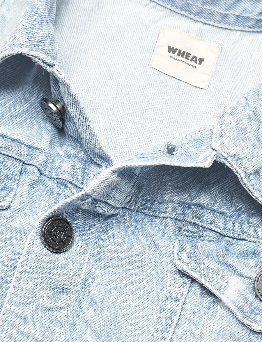 Wheat - Denim Jacket Bowie - jeansjackor - light blue - 2