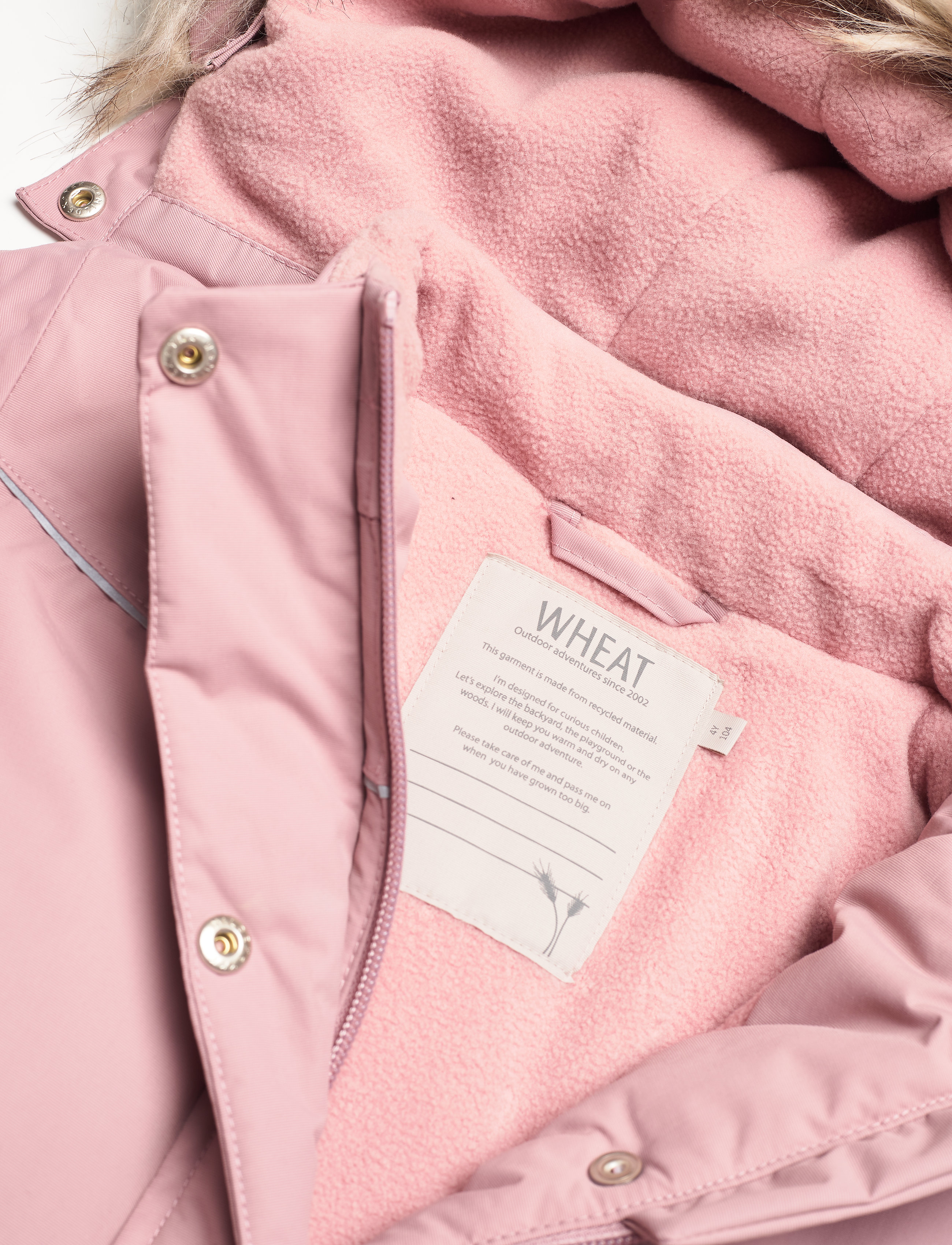 Wheat - Jacket Mathilde Tech - wood rose - 2