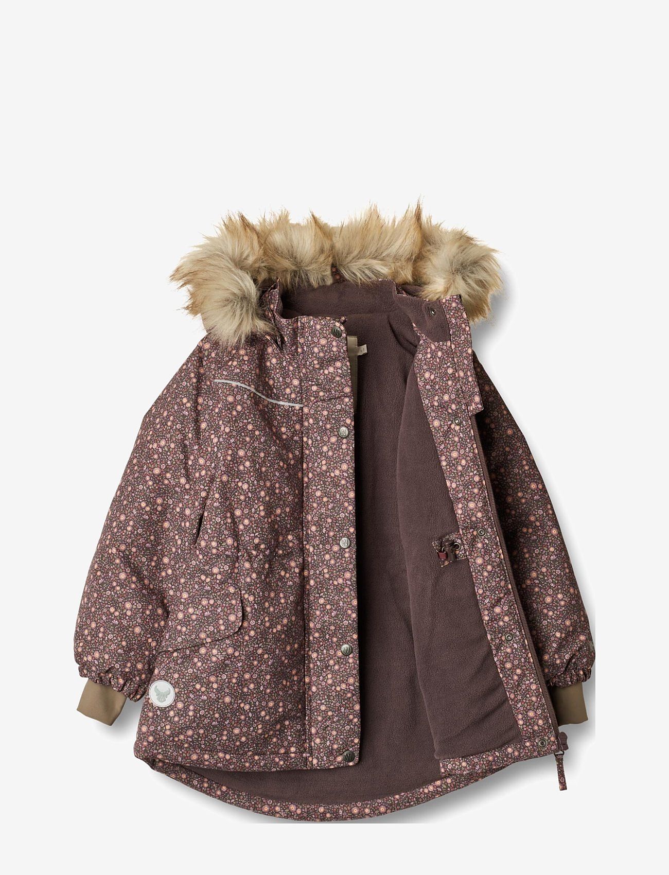 Wheat - Jacket Mathilde Tech - eggplant buttercups - 2