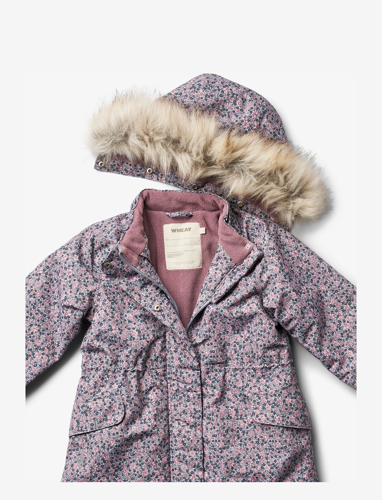 Wheat - Jacket Mathilde Tech - winter flowers - 3