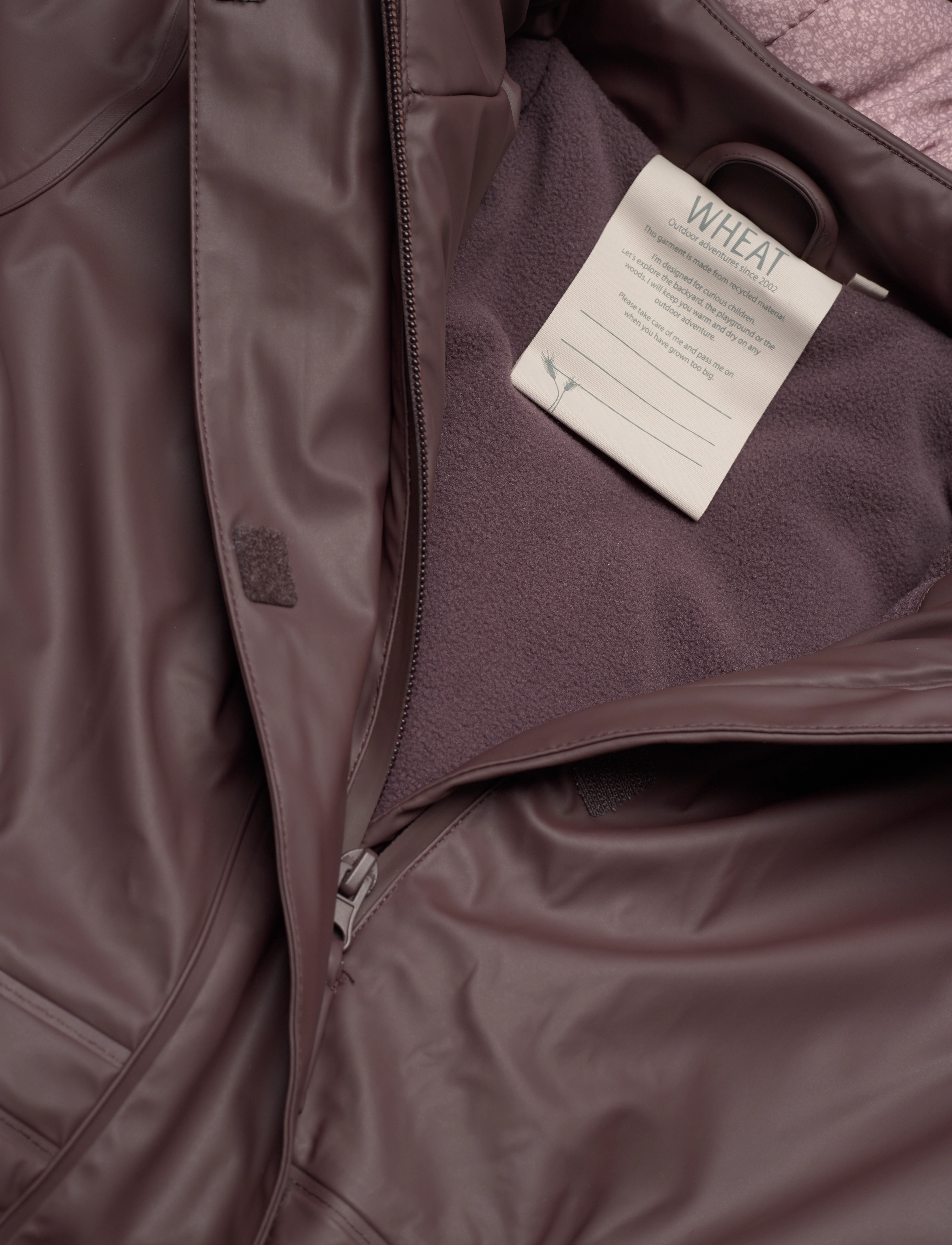Wheat - Winter Coat Lonny - vinterjakker - eggplant - 2