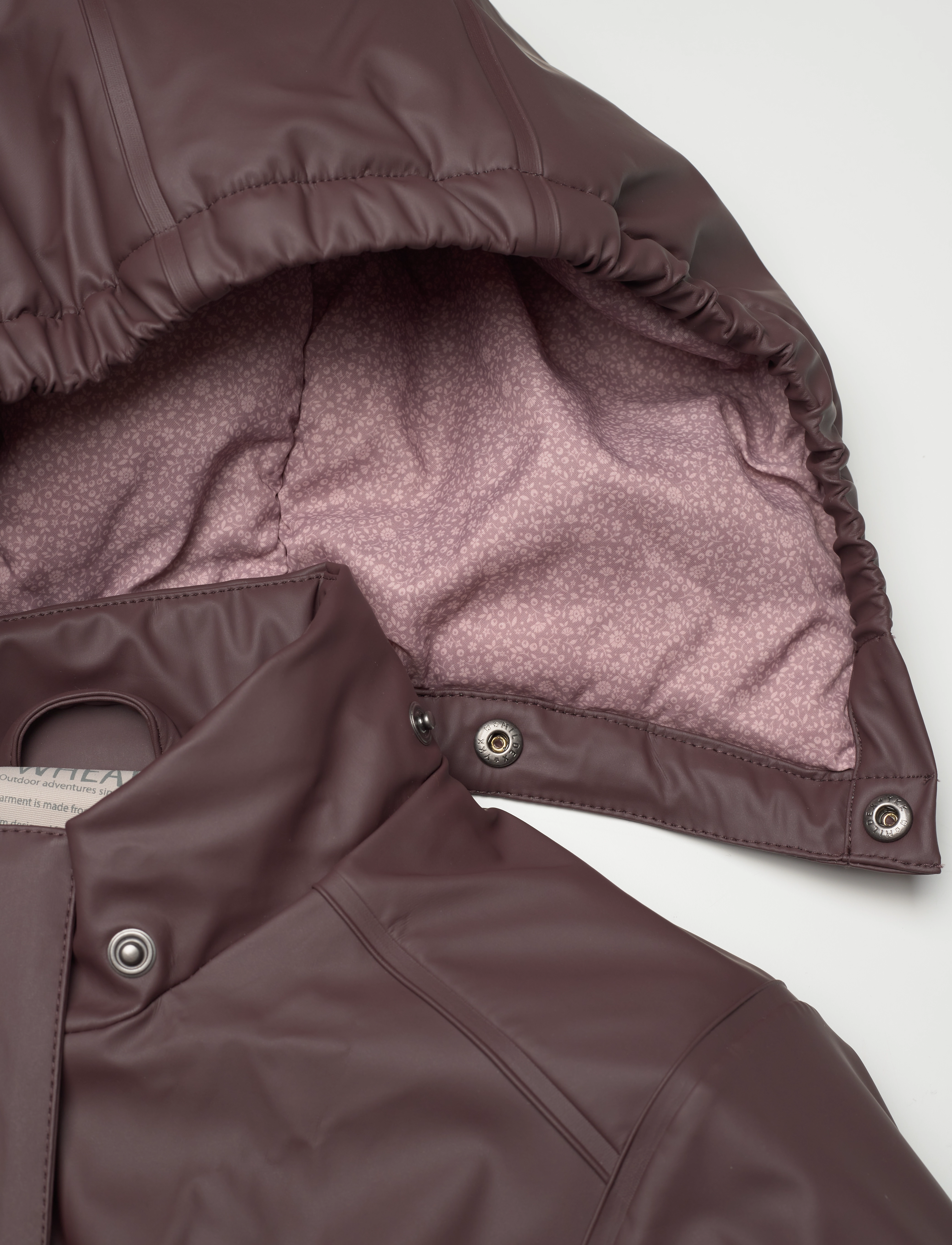 Wheat - Winter Coat Lonny - vinterjakker - eggplant - 5