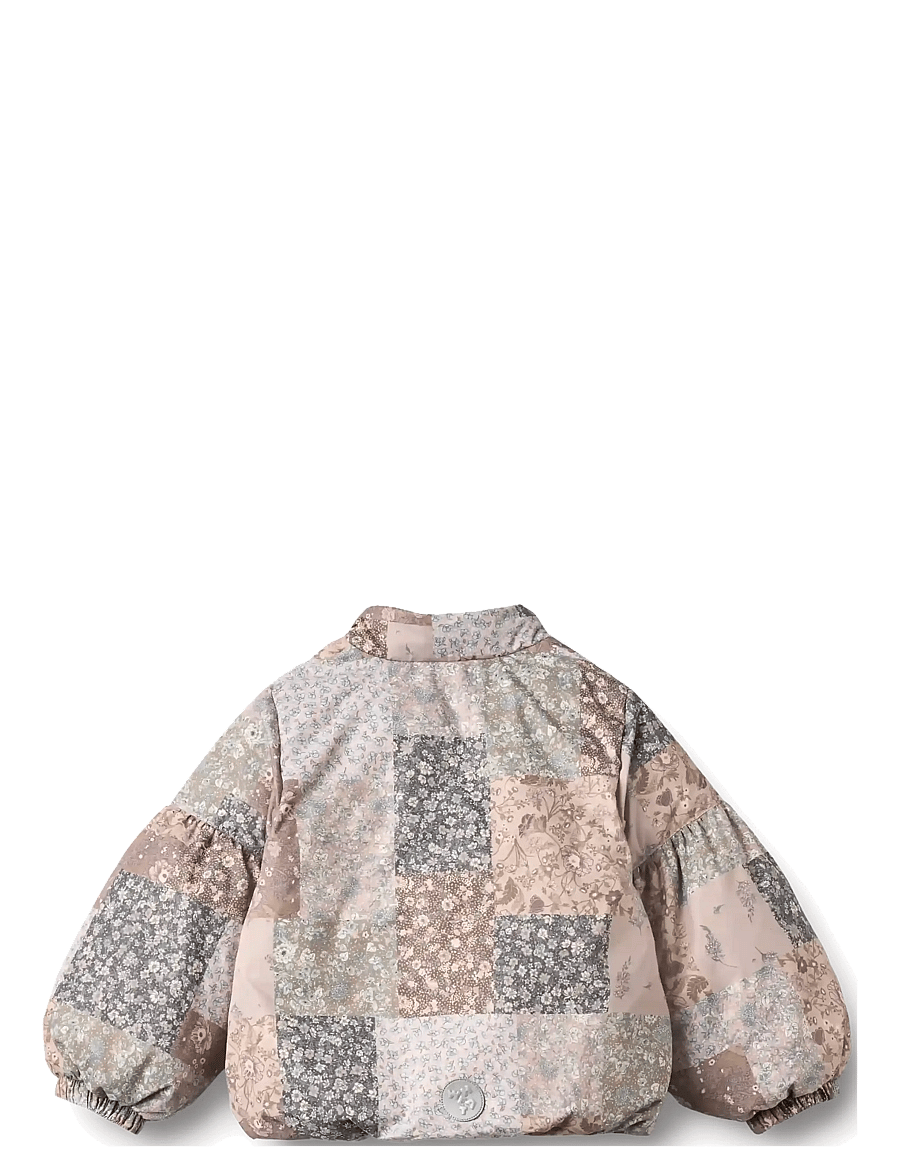 Wheat - Puffer Jacket Zallie - vinterjackor - patchwork flowers - 2