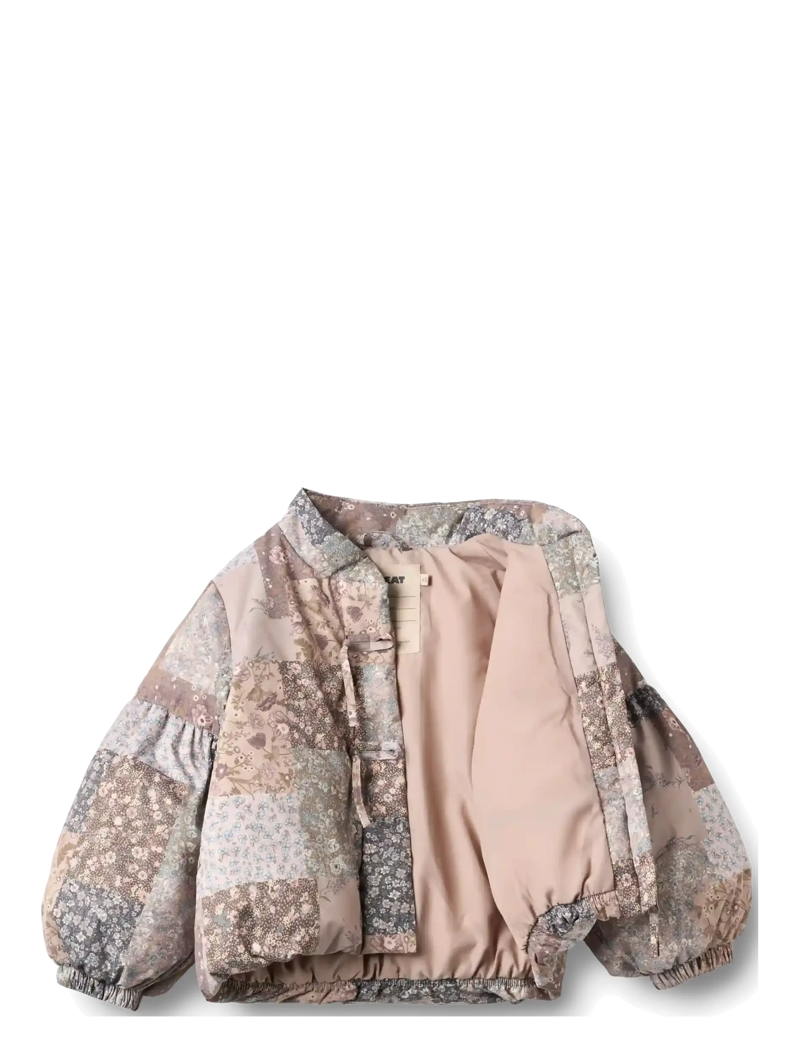 Wheat - Puffer Jacket Zallie - vinterjackor - patchwork flowers - 3