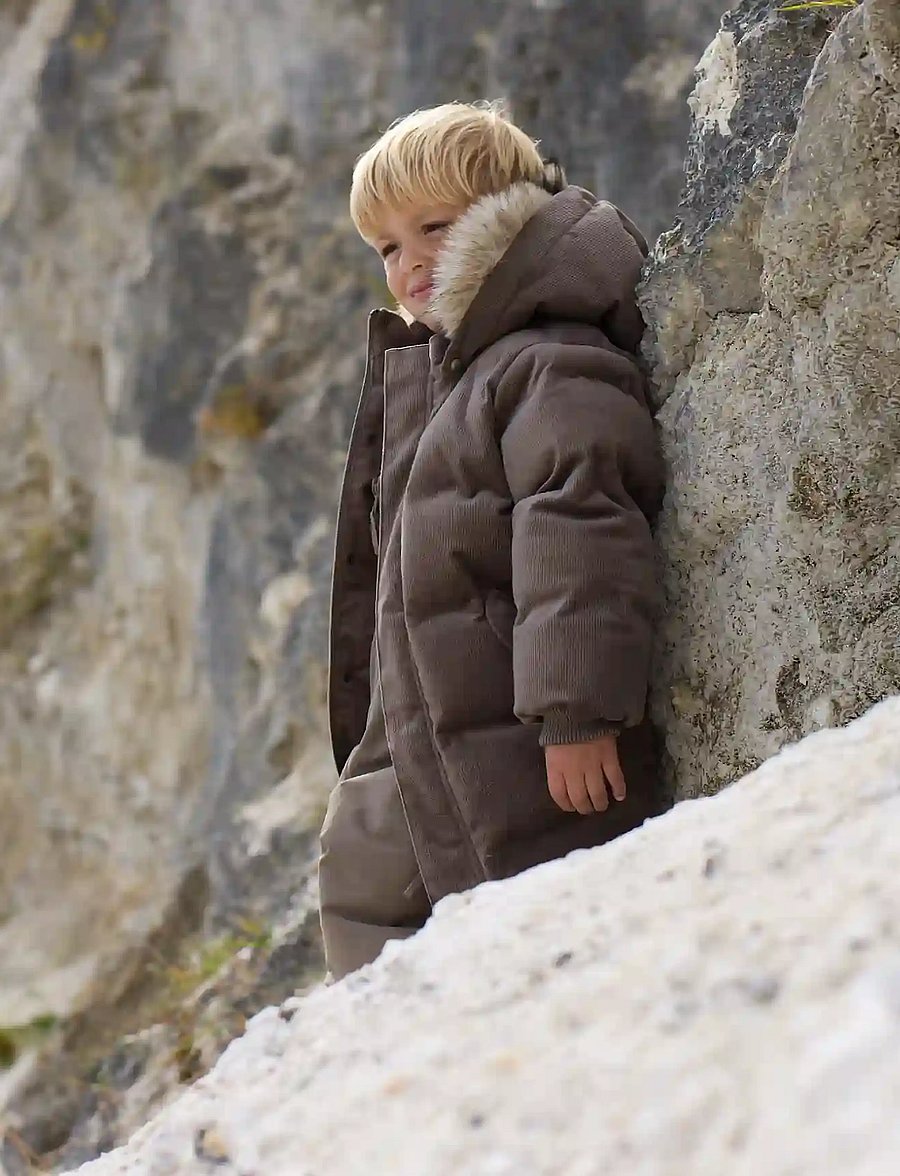Wheat - Puffer Jacket Vinteren - talvejoped - dry wood - 0