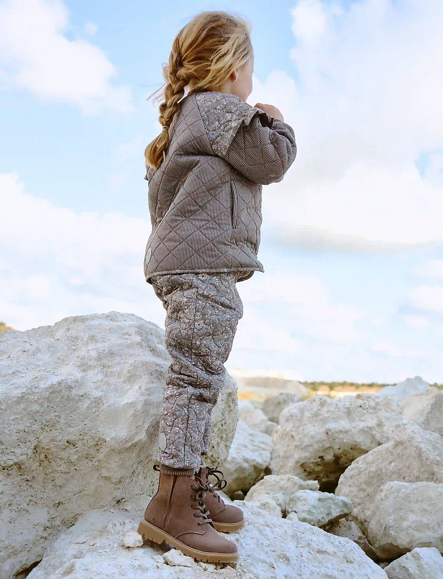 Wheat - Thermo Jacket Ellas - termojoped - brown stripe - 0