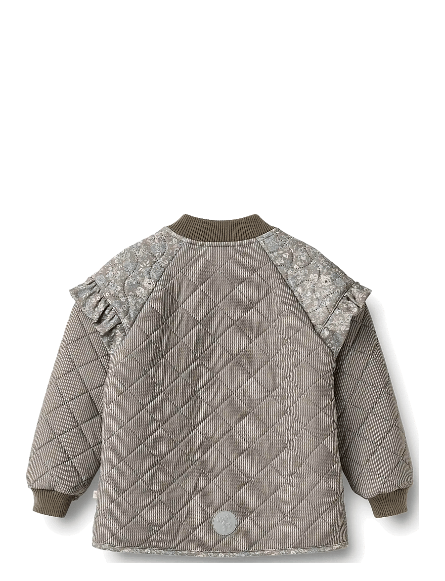 Wheat - Thermo Jacket Ellas - termojakker - brown stripe - 1