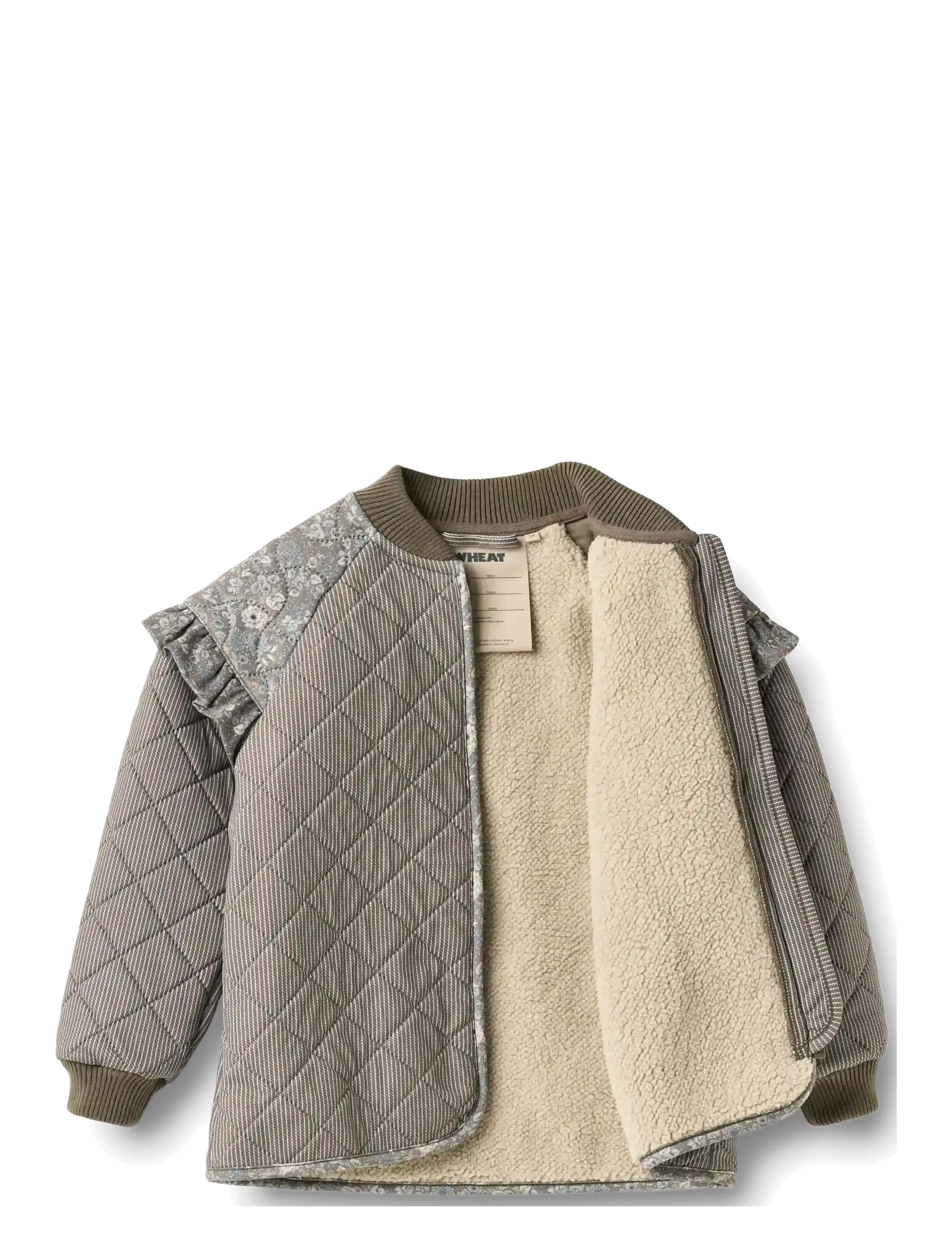 Wheat - Thermo Jacket Ellas - termojakker - brown stripe - 2