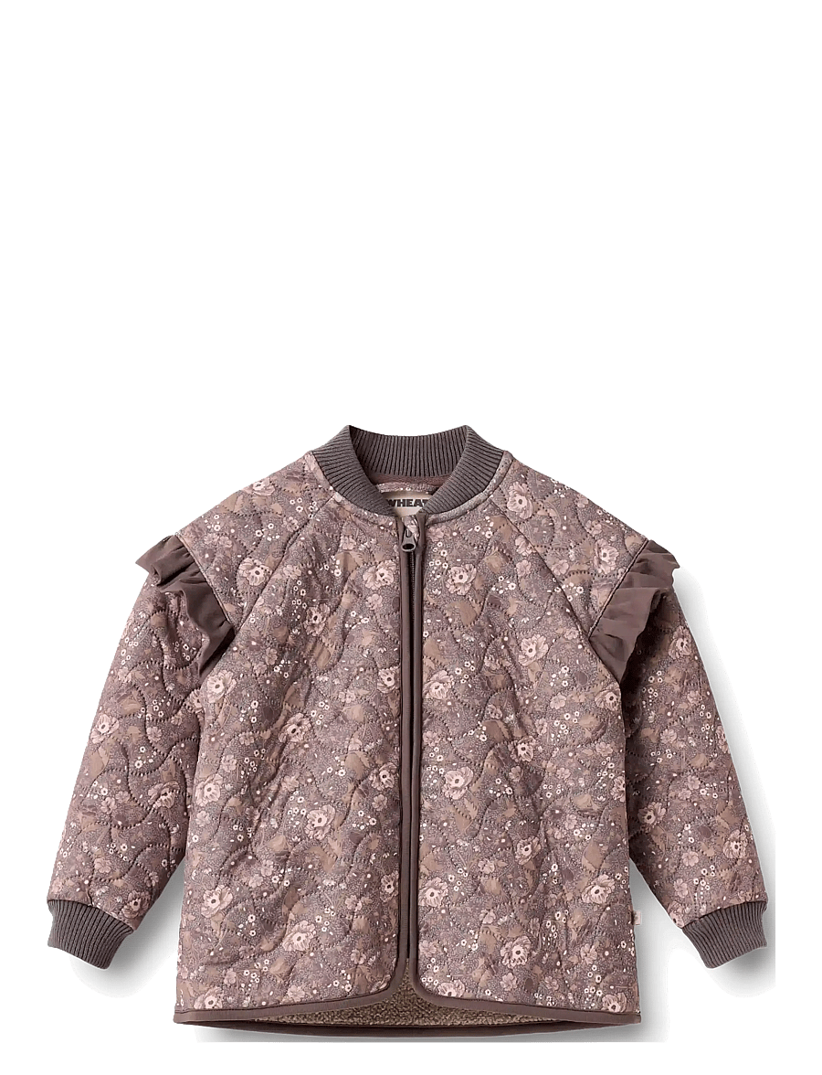 Wheat - Thermo Jacket Ellas - termojakker - purple stone flowers - 0