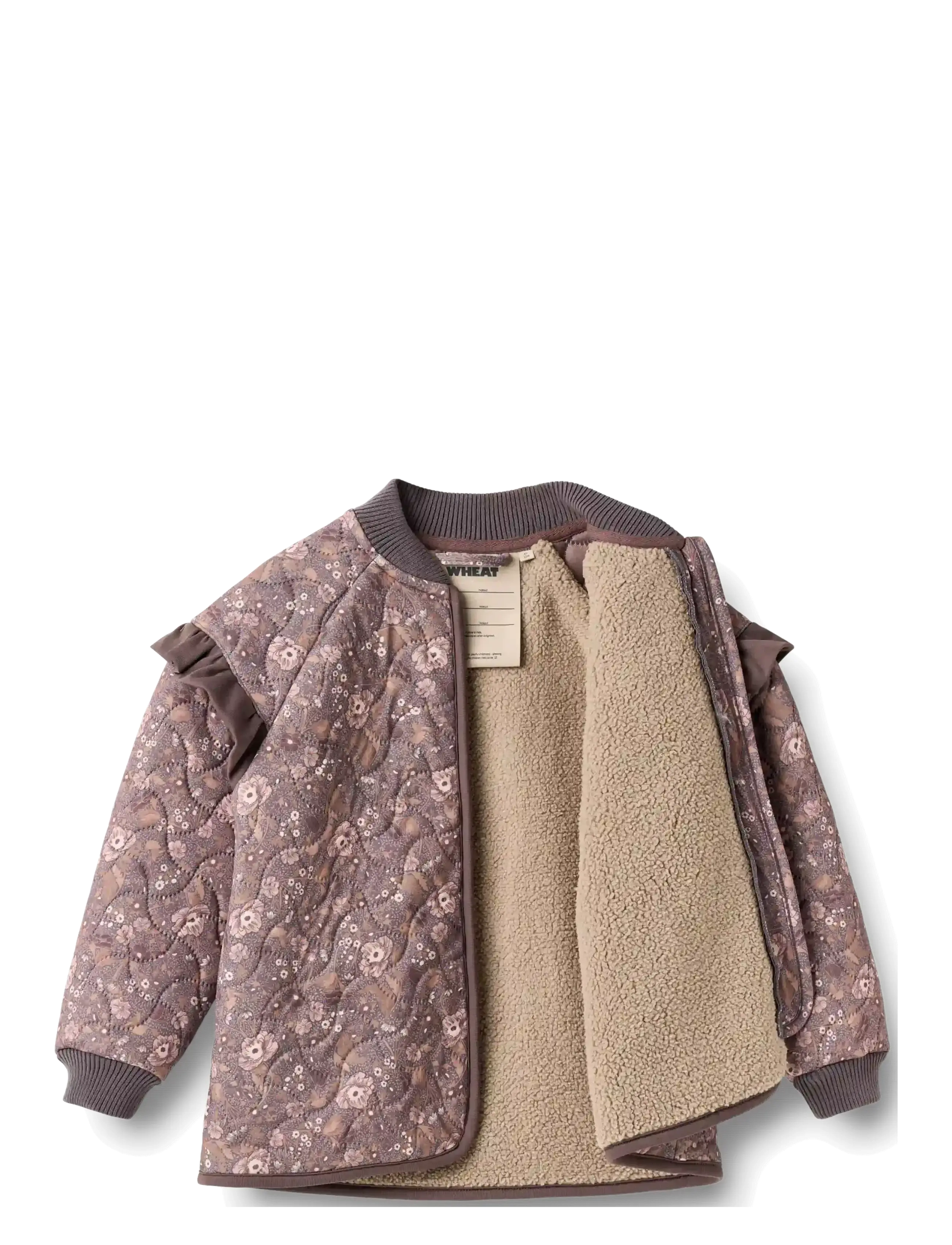 Wheat - Thermo Jacket Ellas - thermo jackets - purple stone flowers - 2