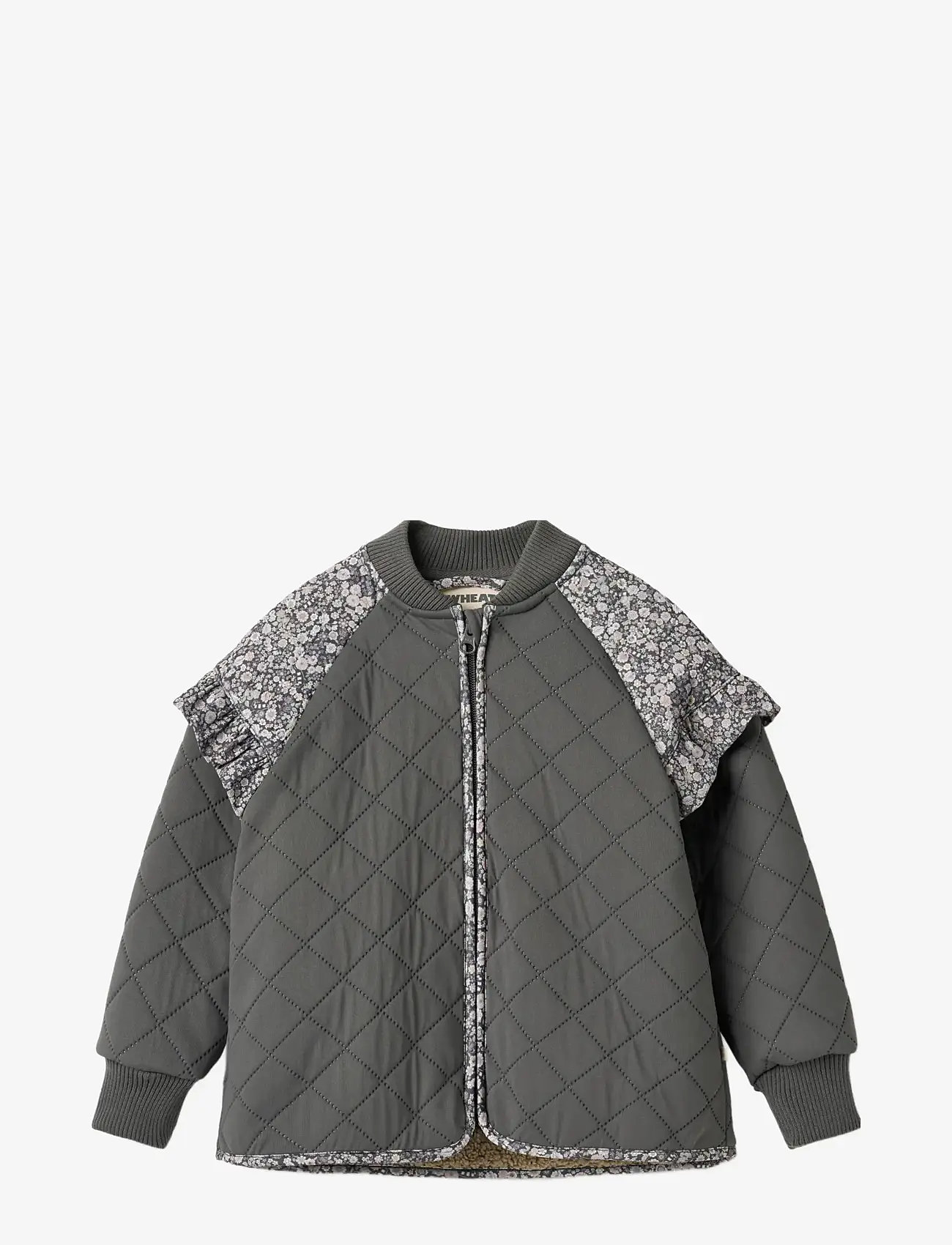 Wheat - Thermo Jacket Ellas - efterårsjakker - black sea - 0