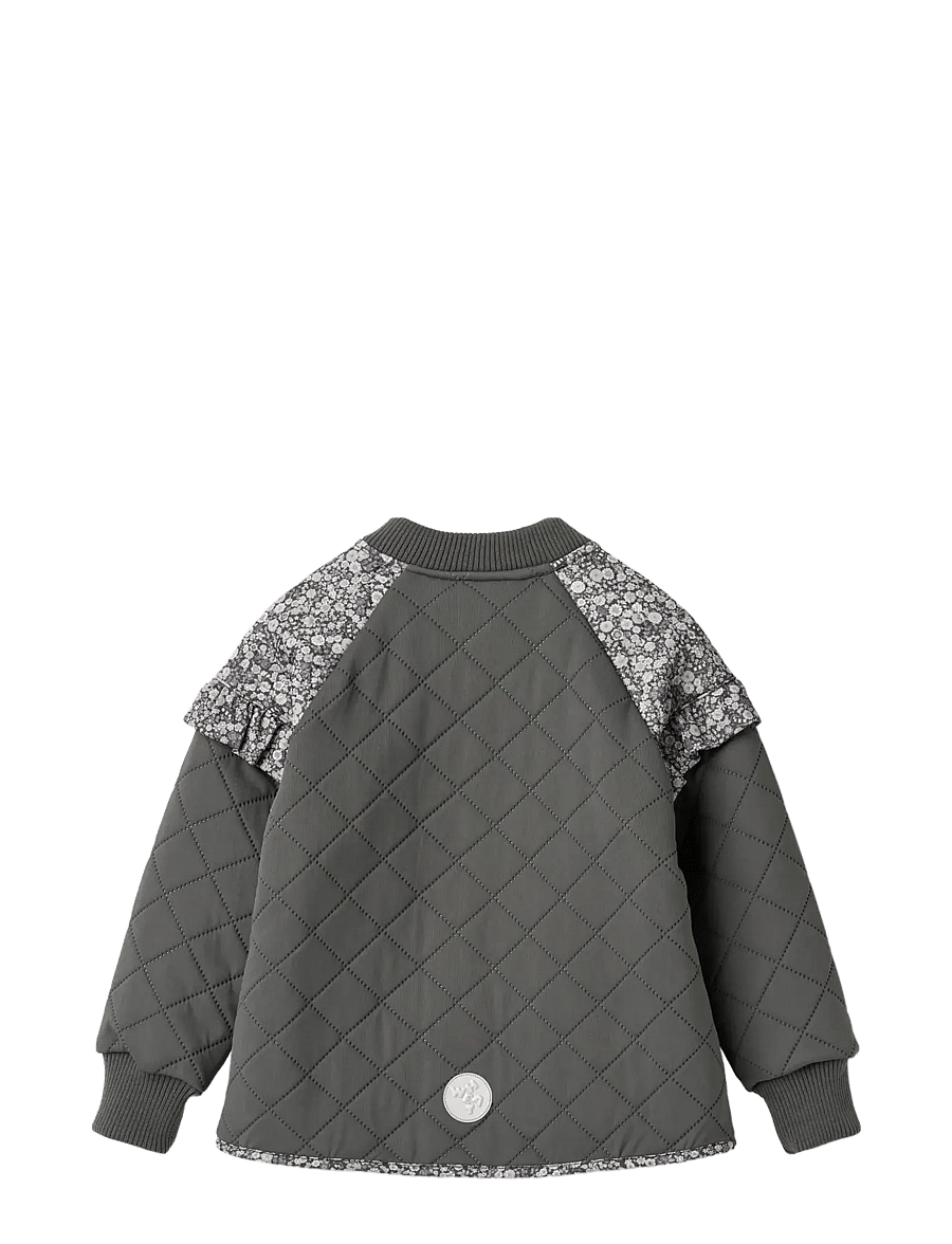 Wheat - Thermo Jacket Ellas - quiltede jakker - black sea - 2