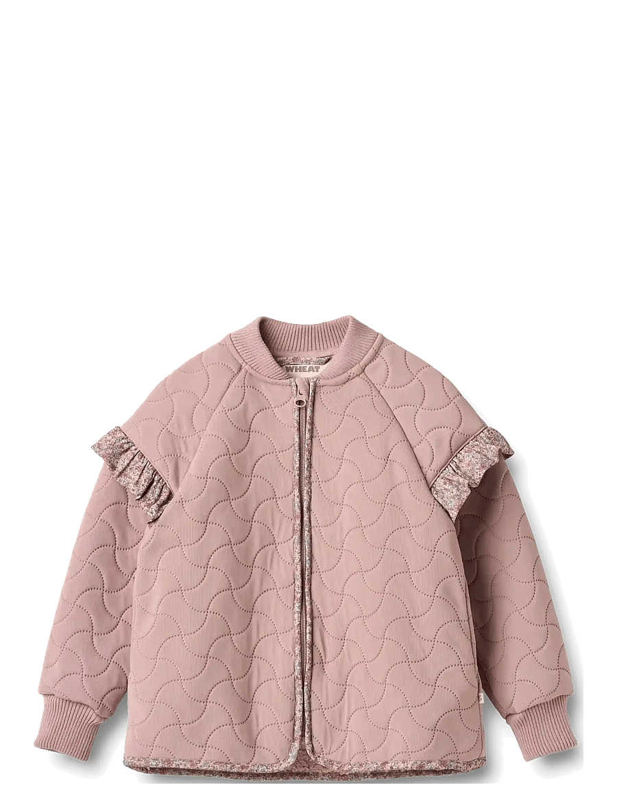 Wheat - Thermo Jacket Ellas - quiltede jakker - warm rose - 0