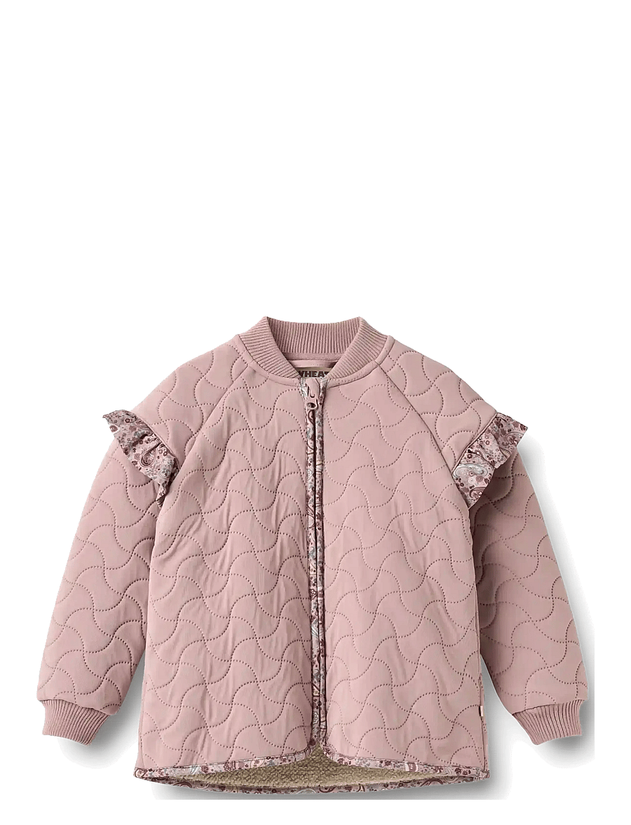 Wheat - Thermo Jacket Ellas - quiltade jackor - warm rose - 0