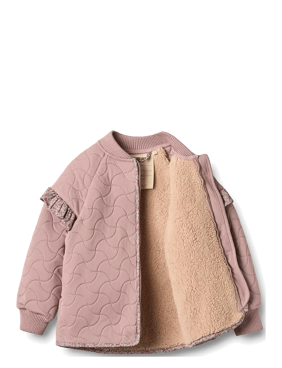 Wheat - Thermo Jacket Ellas - quiltede jakker - warm rose - 3