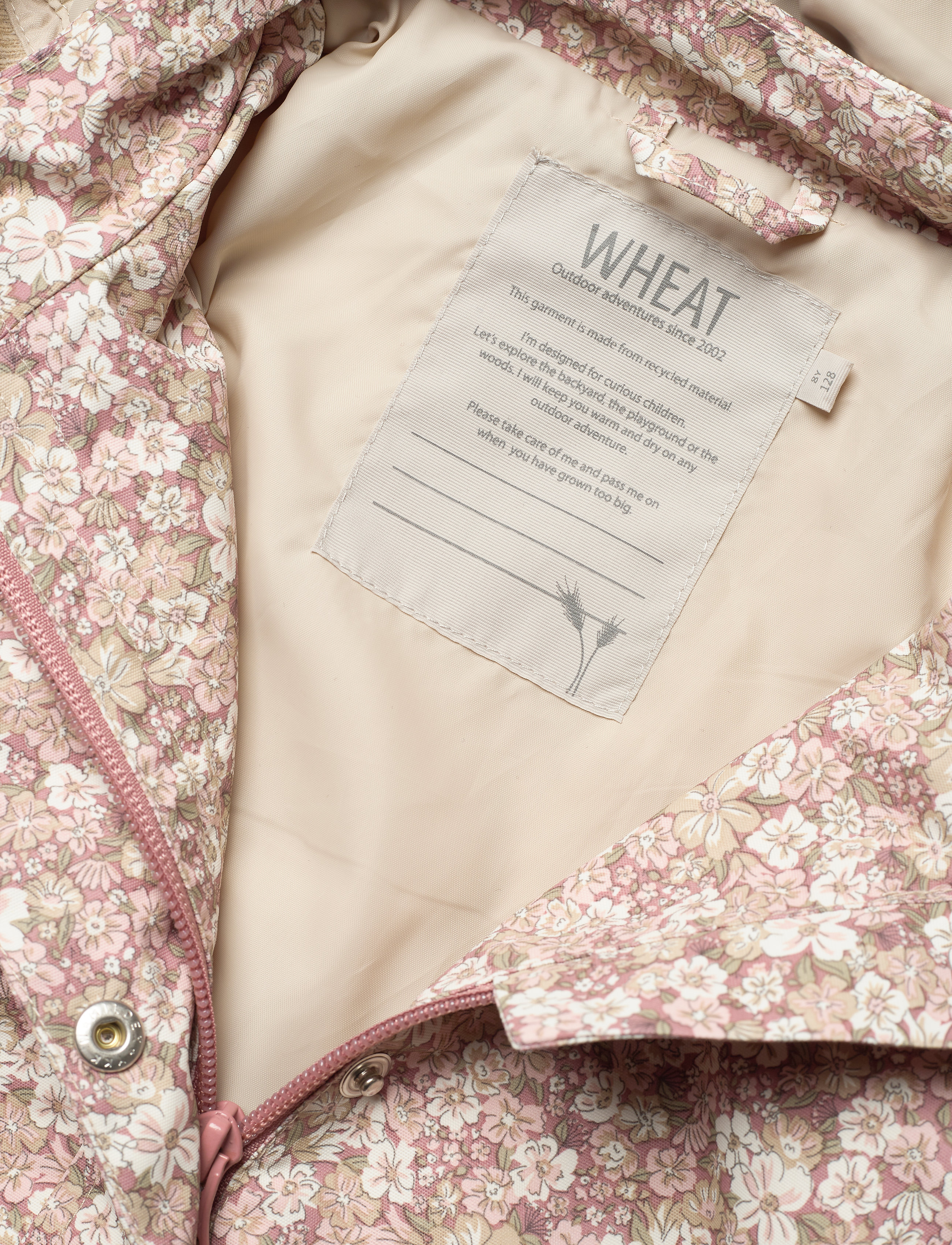 Wheat - Jacket Ada Tech - rose flowers - 2