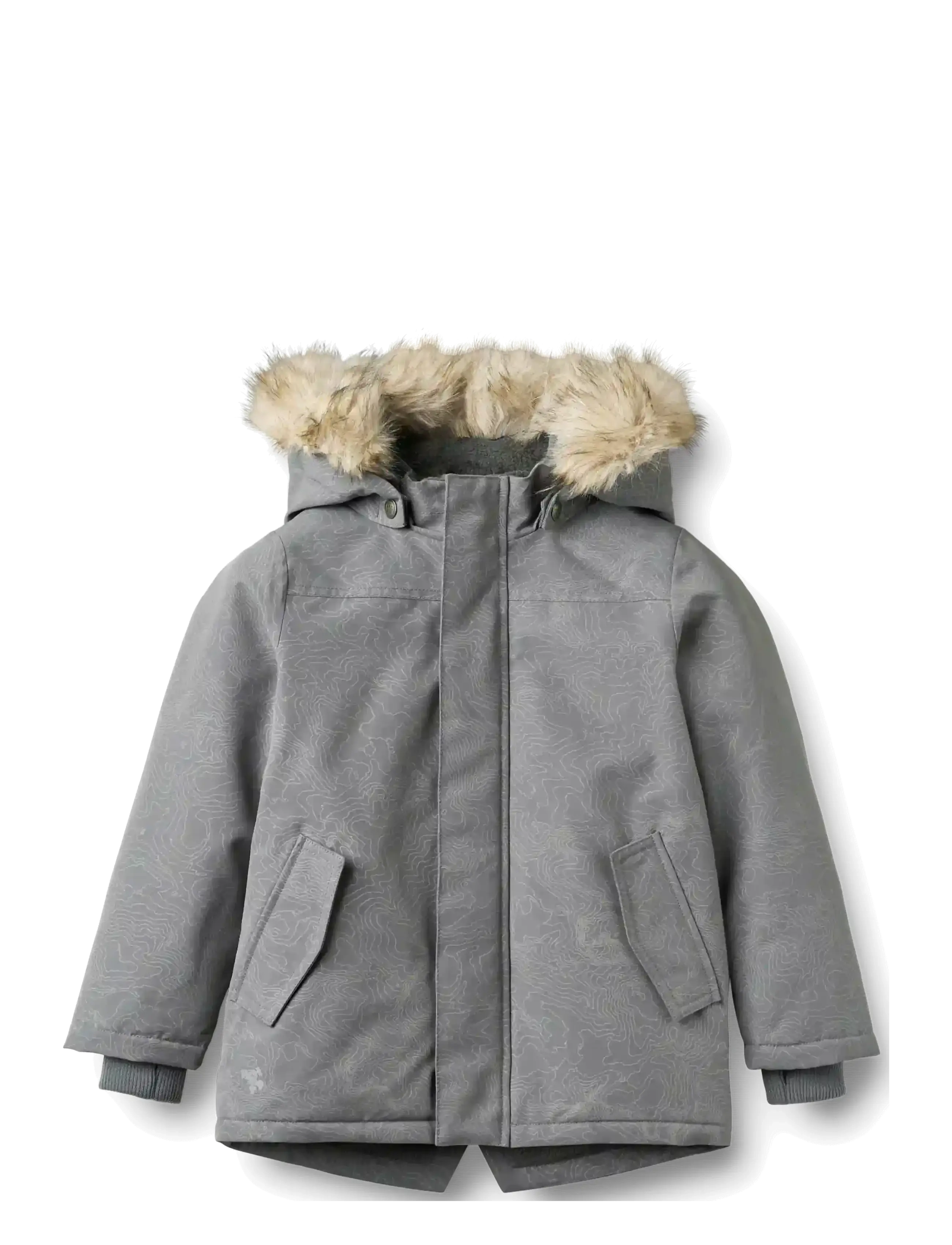 Wheat Jacket Kasper - Lõbu välitingimustes - REFLECTIVE ELEVATION MAP / grey