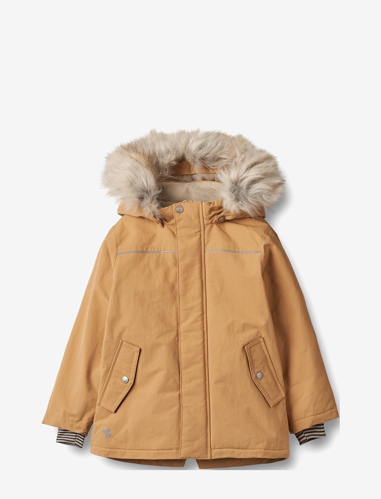 Wheat - Jacket Kasper Tech - fall jackets - ginger bread - 0