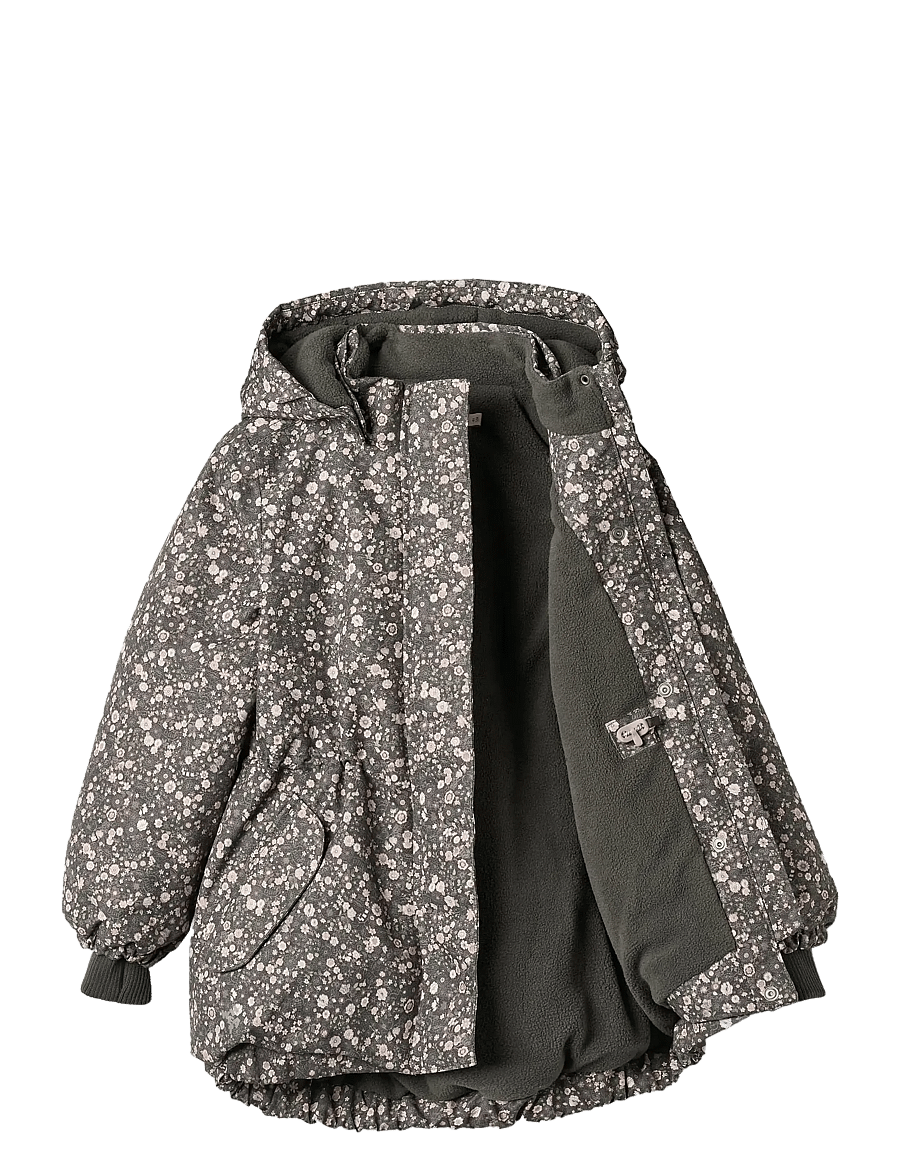 Wheat - Jacket Tove Tech - dunjackor & fodrade jackor - black sea open flowers - 2