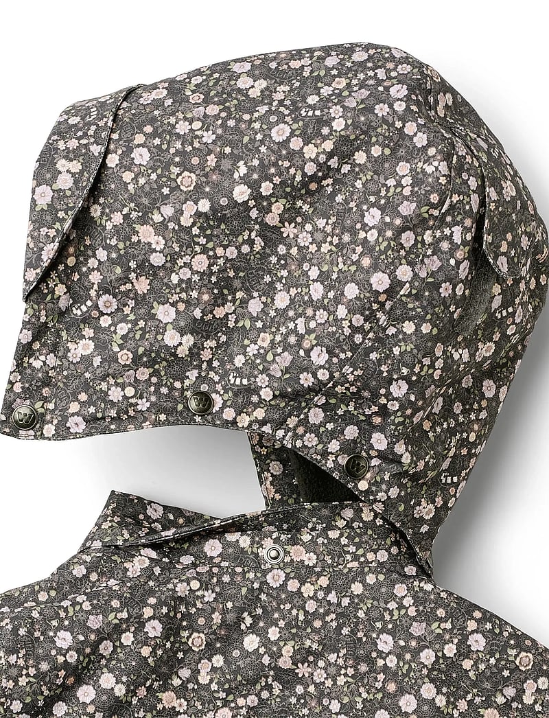 Wheat - Jacket Tove Tech - boblejakker & dunjakker - black sea open flowers - 3