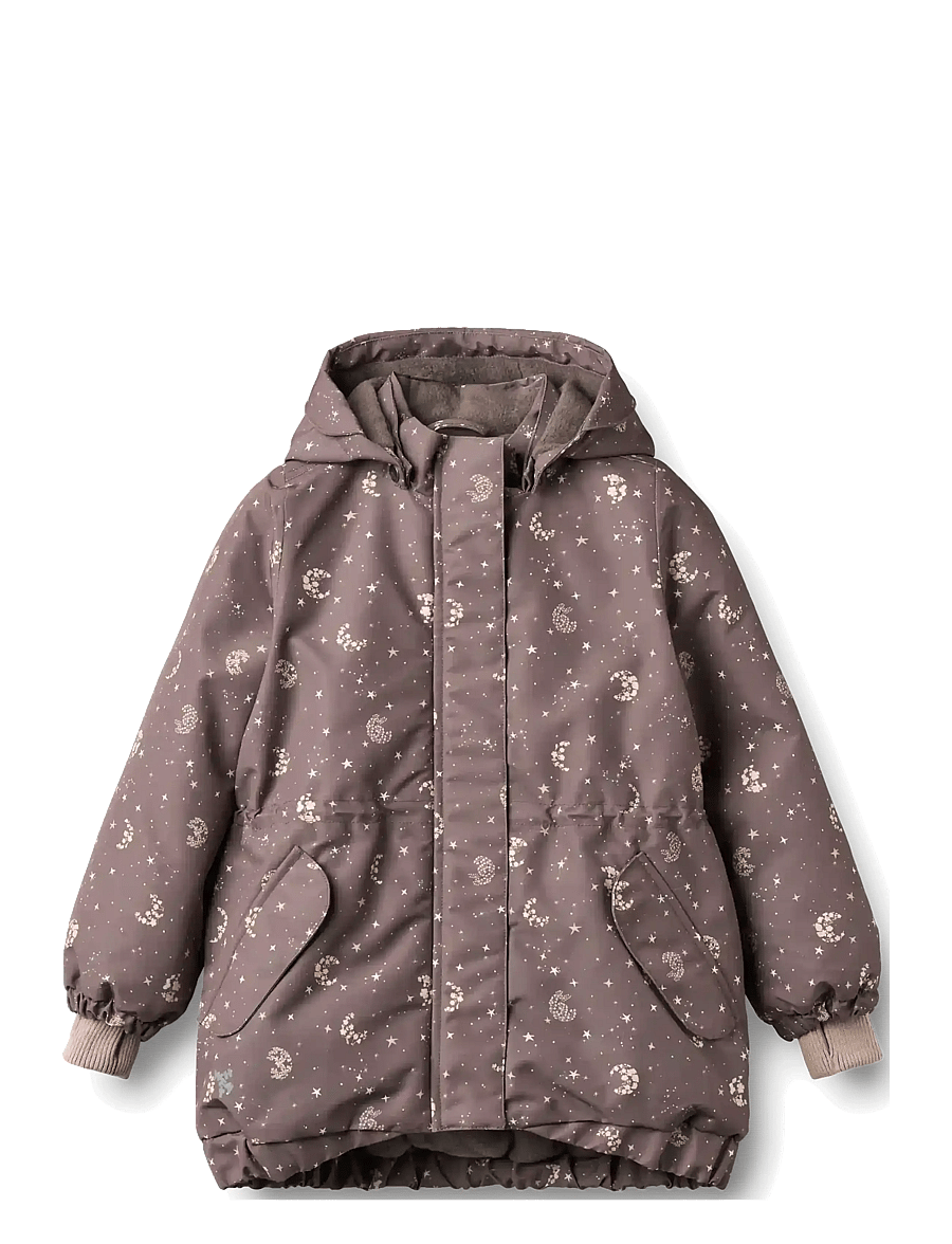 Wheat - Jacket Tove Tech - soojad ja polsterdatud - plum truffle stars - 0