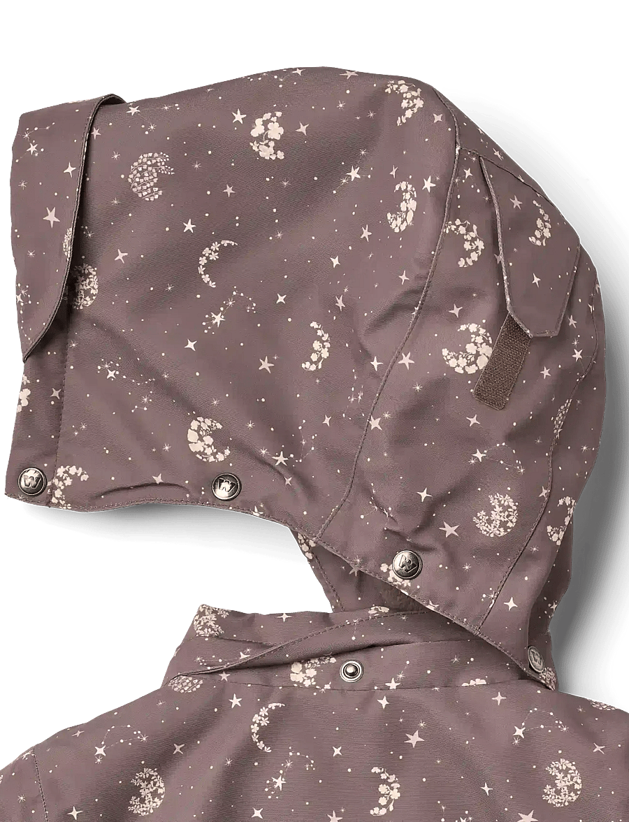 Wheat - Jacket Tove Tech - soojad ja polsterdatud - plum truffle stars - 2