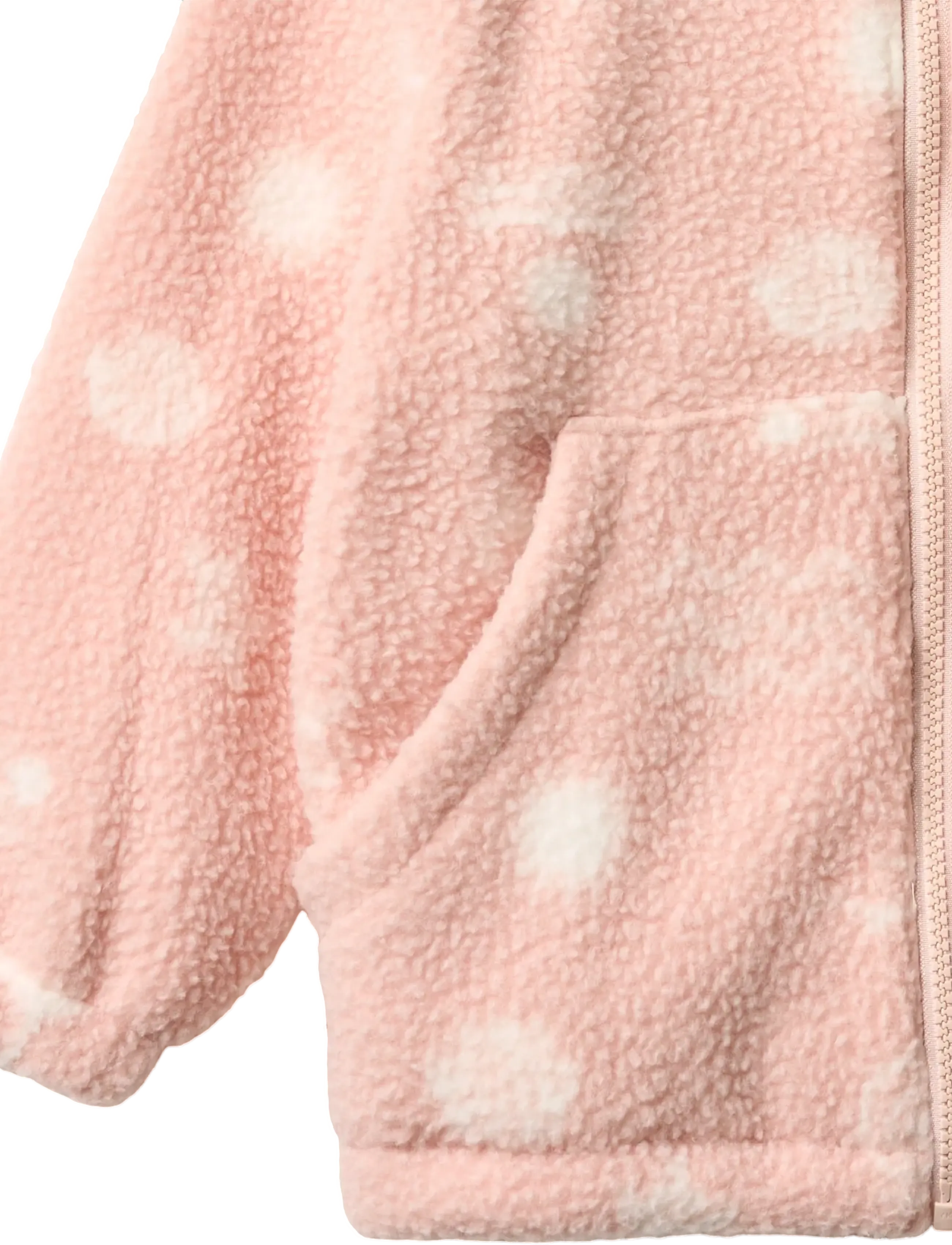 Wheat - Fleece Jacket Helge - høstjakker - cameo rose jacquard - 2