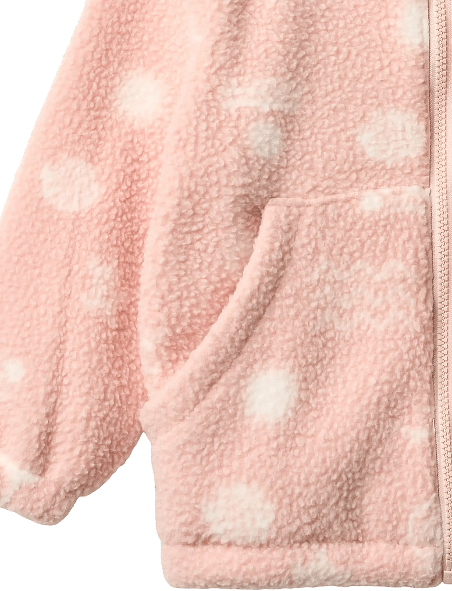 Wheat - Fleece Jacket Helge - fleecejackor - cameo rose jacquard - 2
