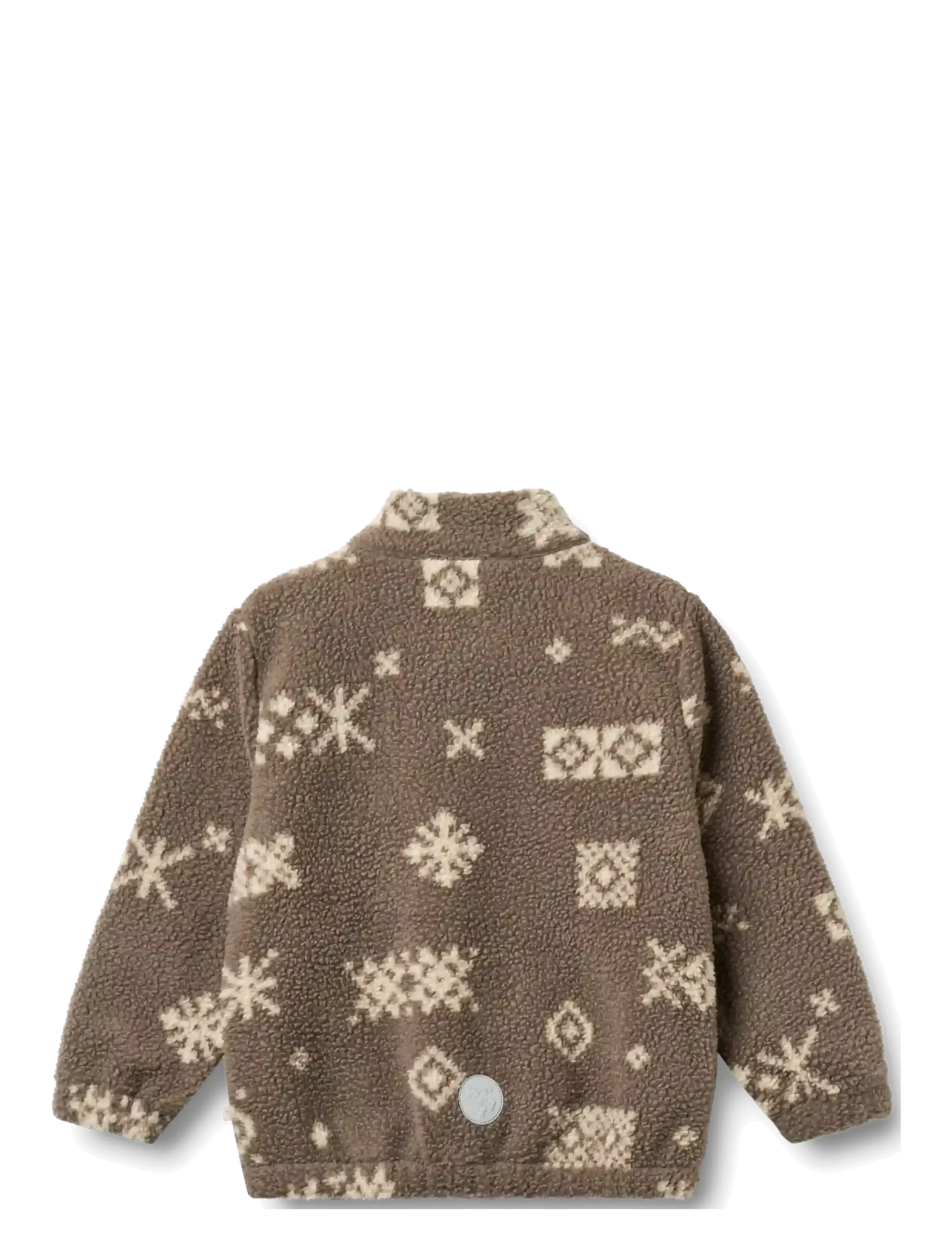 Wheat - Fleece Jacket Helge - fleecejakker - dry wood jacquard - 1