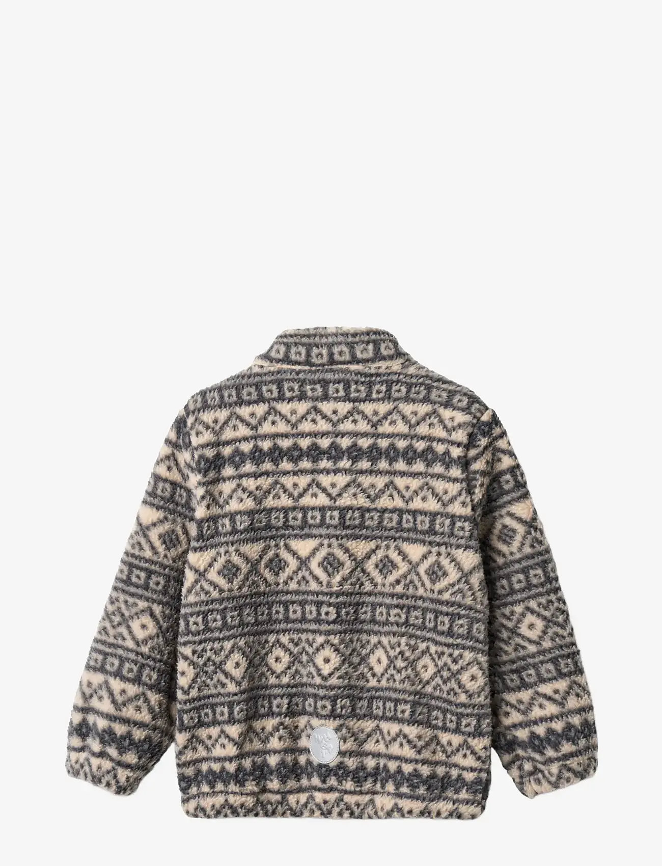 Wheat - Fleece Jacket Helge - herbstjacken - warm sand jaquard - 1