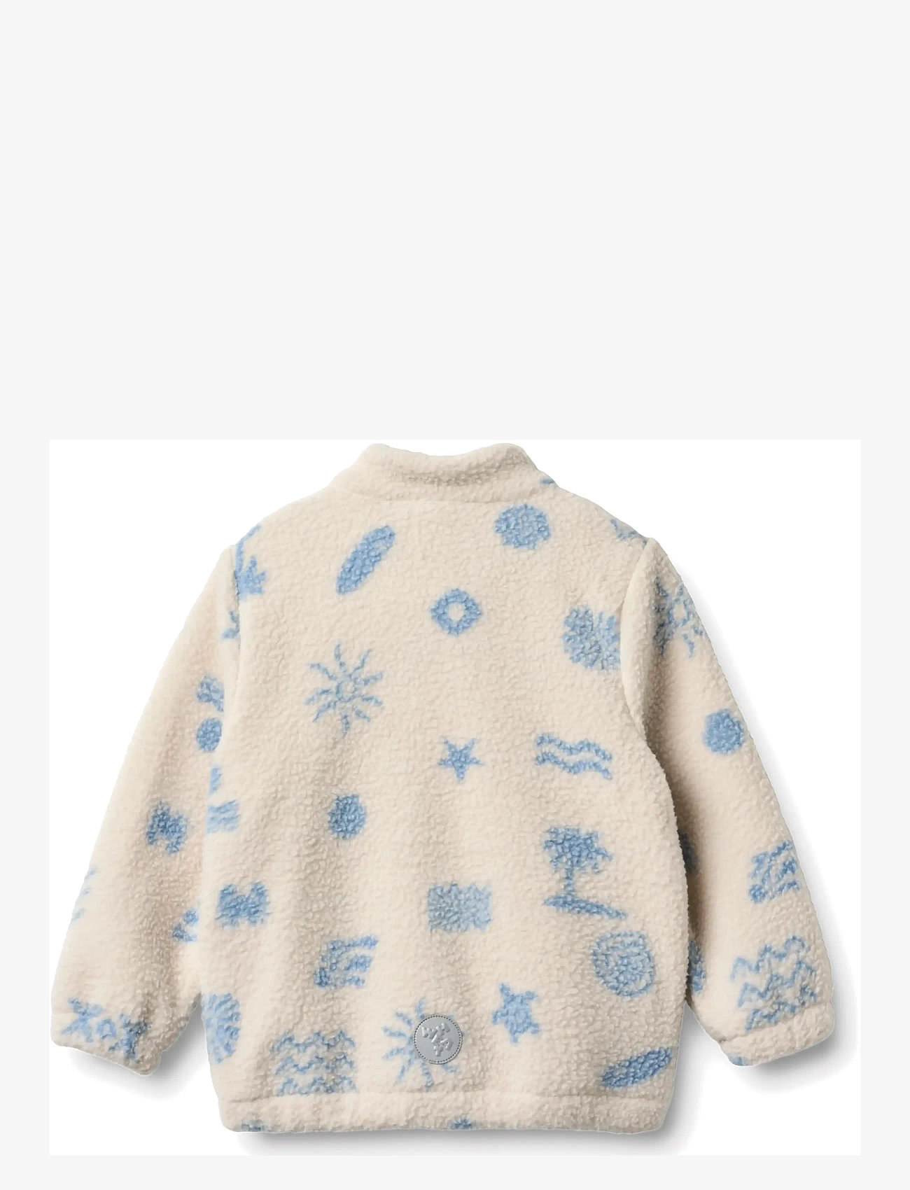 Wheat - Fleece Jacket Helge - fleecejacken - white onyx jacquard - 1