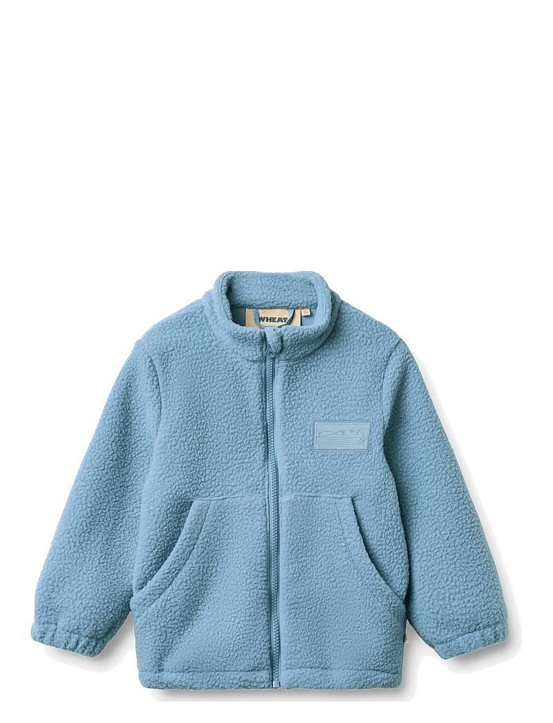 Wheat - Fleece Jacket Helge - fleecejacken - faded denim - 1