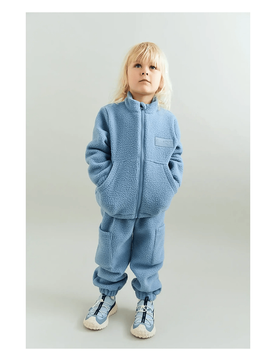 Wheat - Fleece Jacket Helge - fleecejackor - faded denim - 3