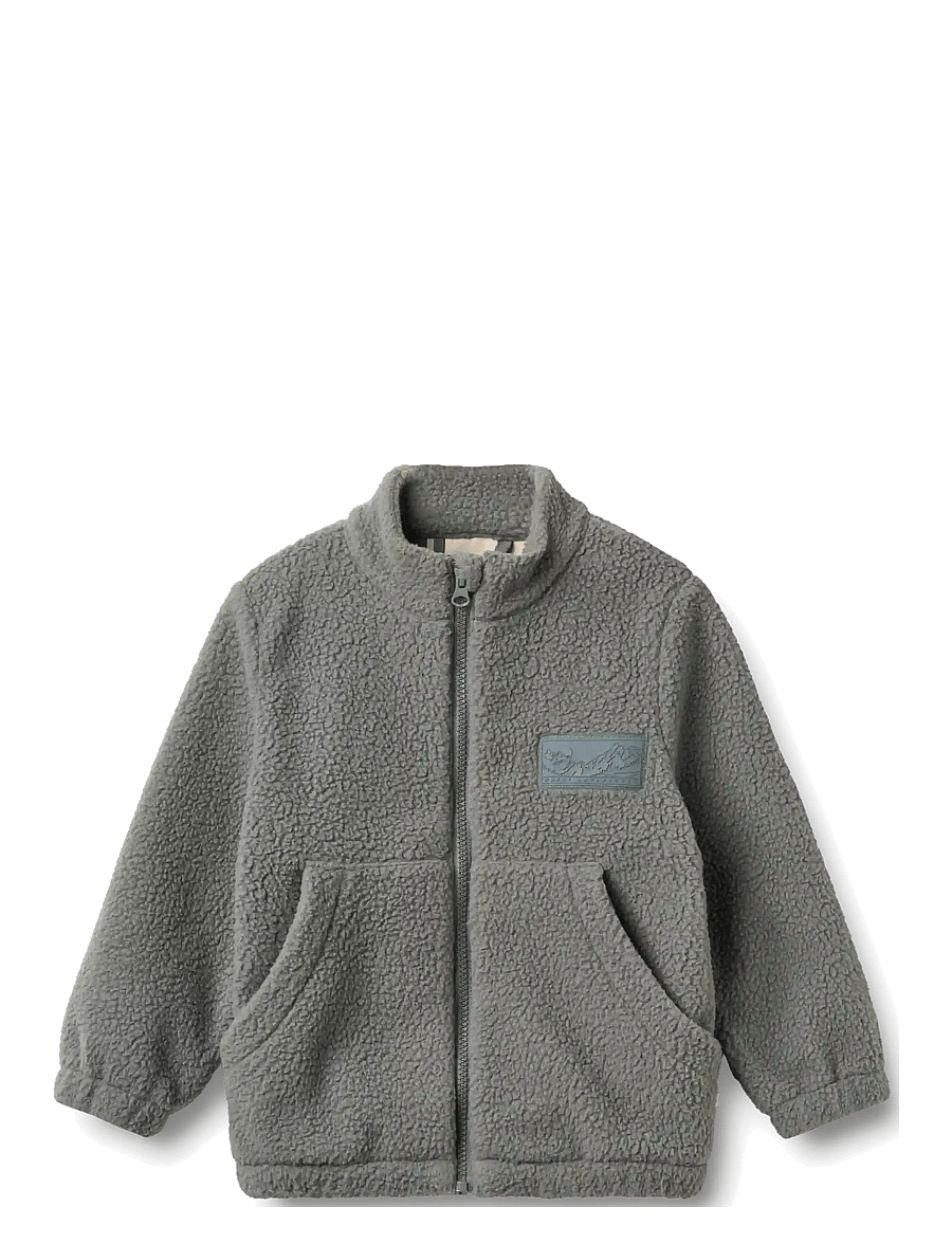 Wheat - Fleece Jacket Helge - fleecejakker - flint - 0