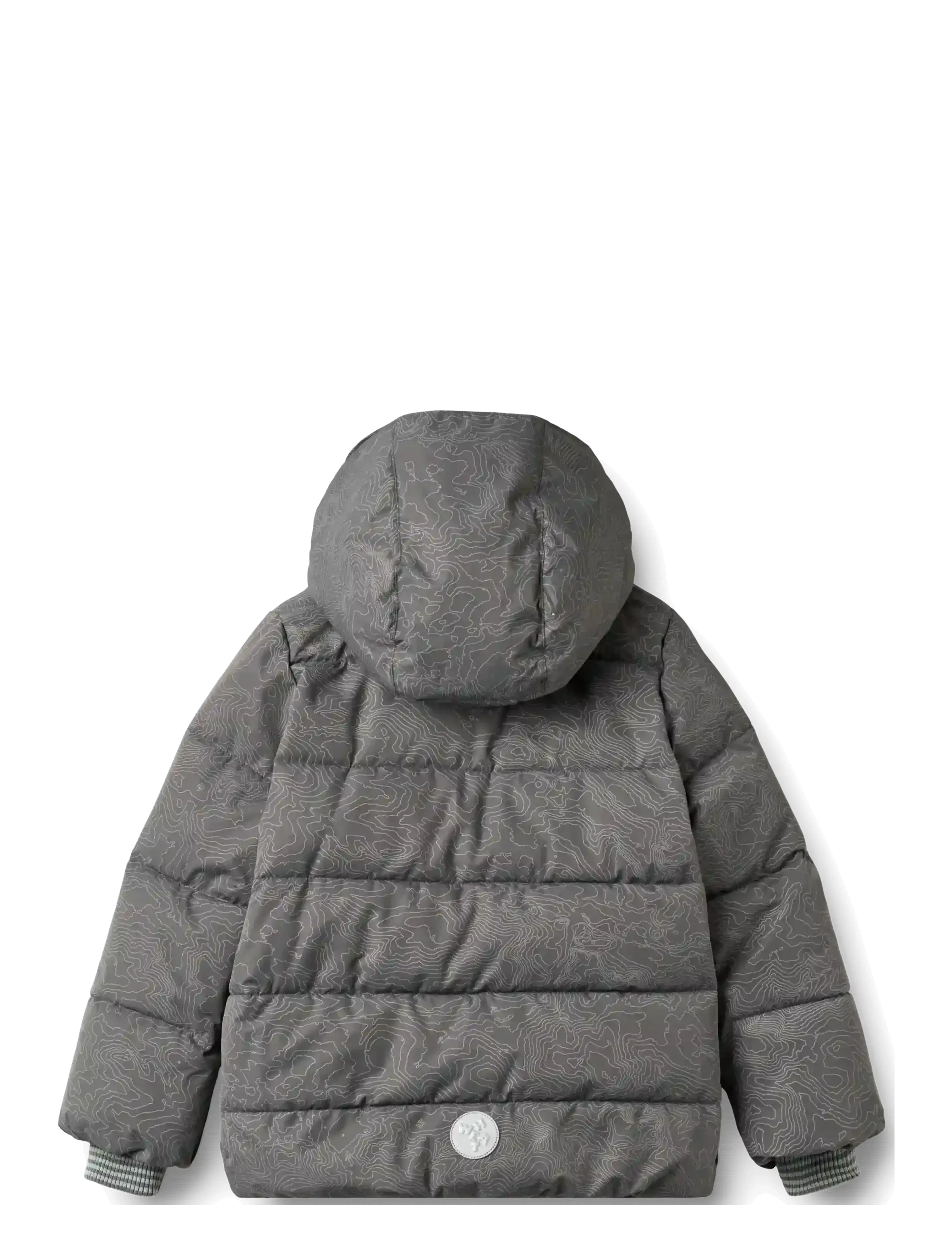 Wheat - Puffer jacket Gael - dark reflective map - 1