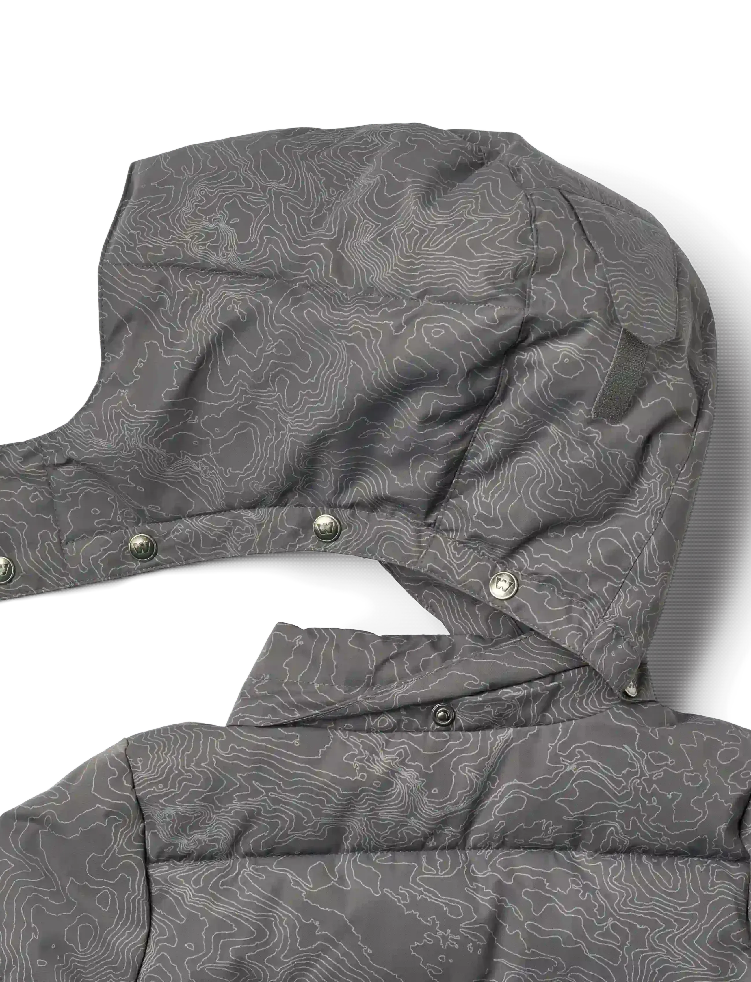 Wheat - Puffer jacket Gael - dark reflective map - 2