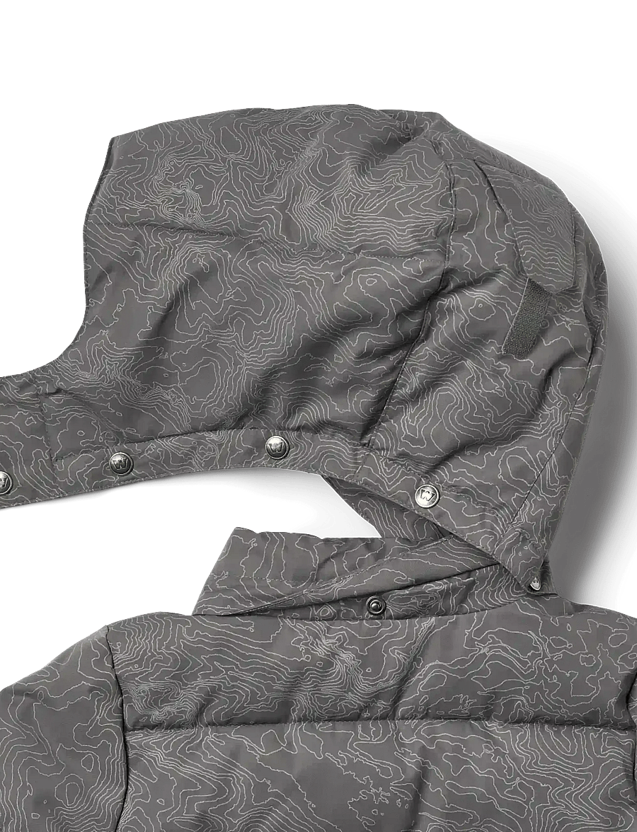 Wheat - Puffer jacket Gael - dark reflective map - 2