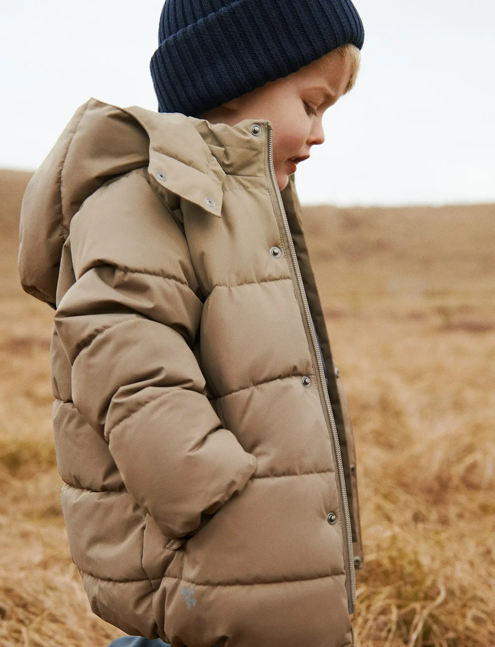 Wheat - Puffer Jacket Gael - talvejope - grey stone - 0