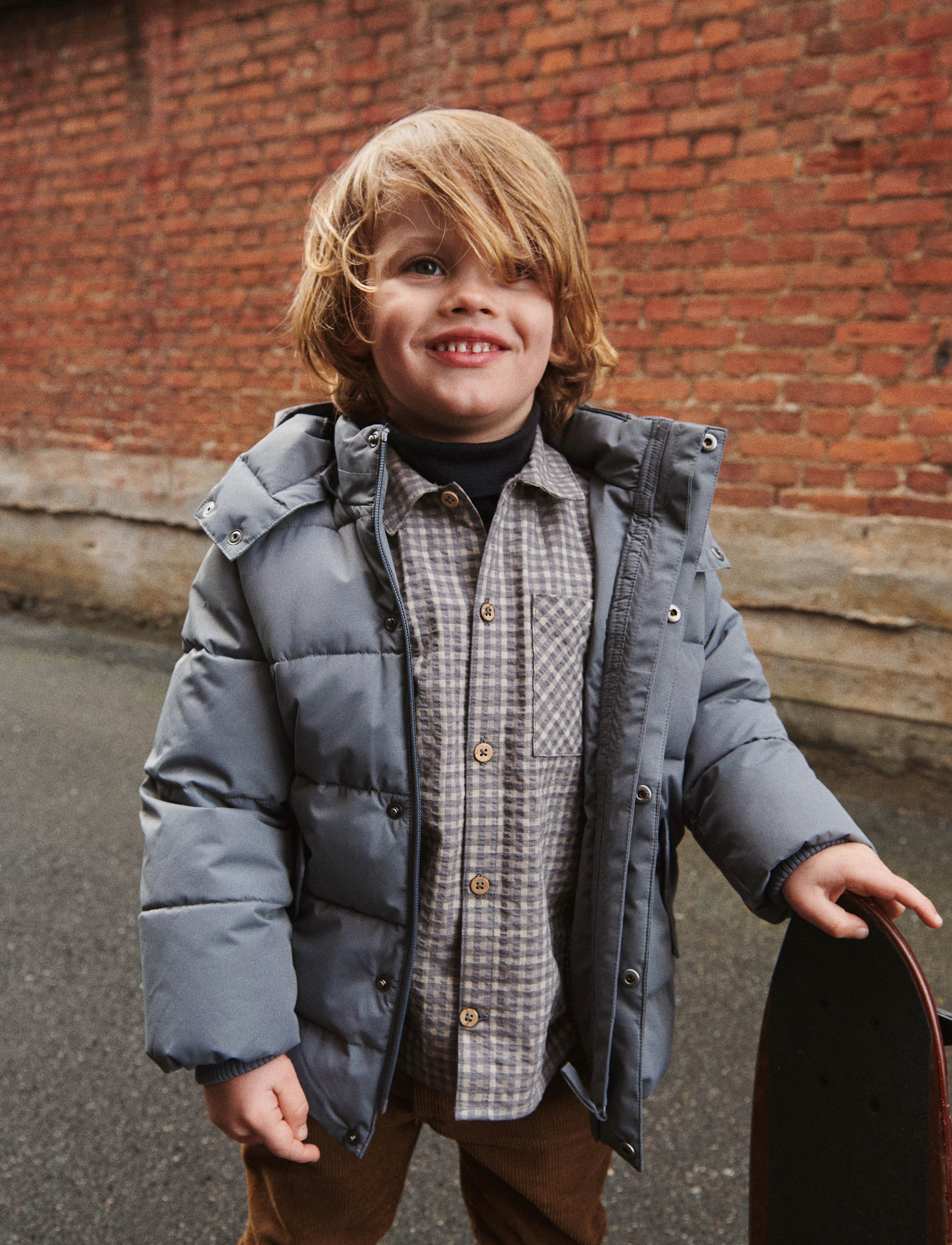 Wheat - Puffer Jacket Gael - autumn sky - 2